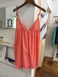 pink cami mini dress