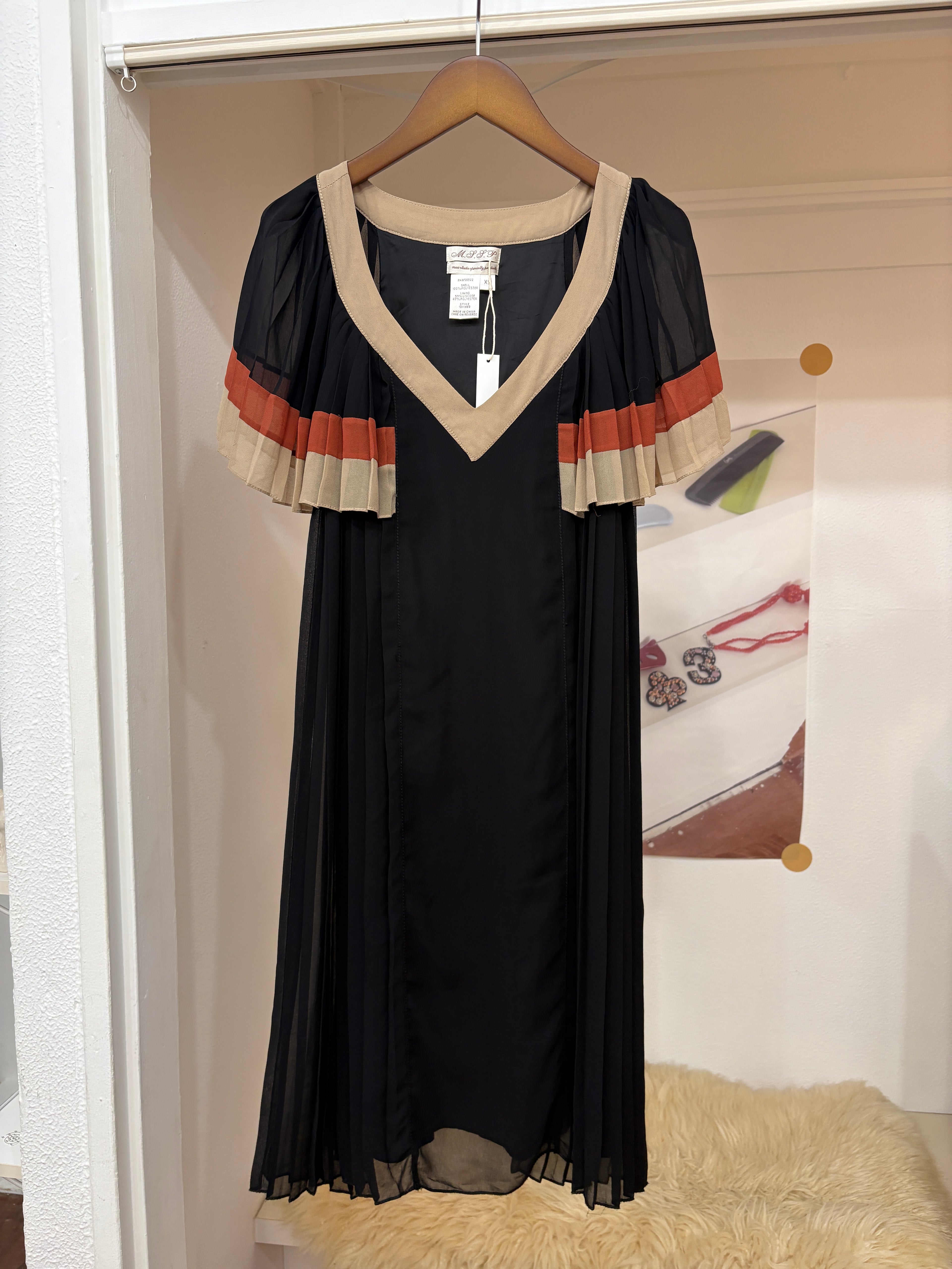 bi-color dress