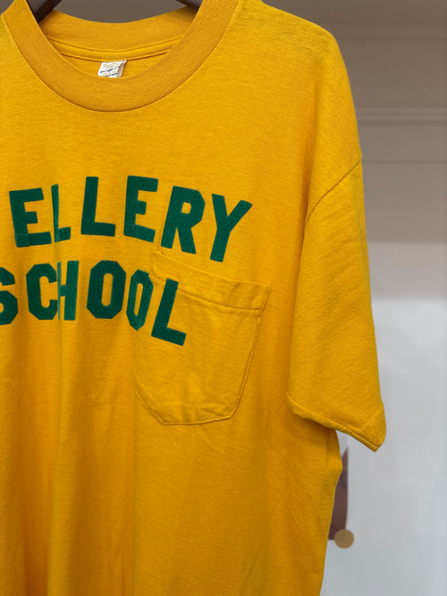 80's yellow tee