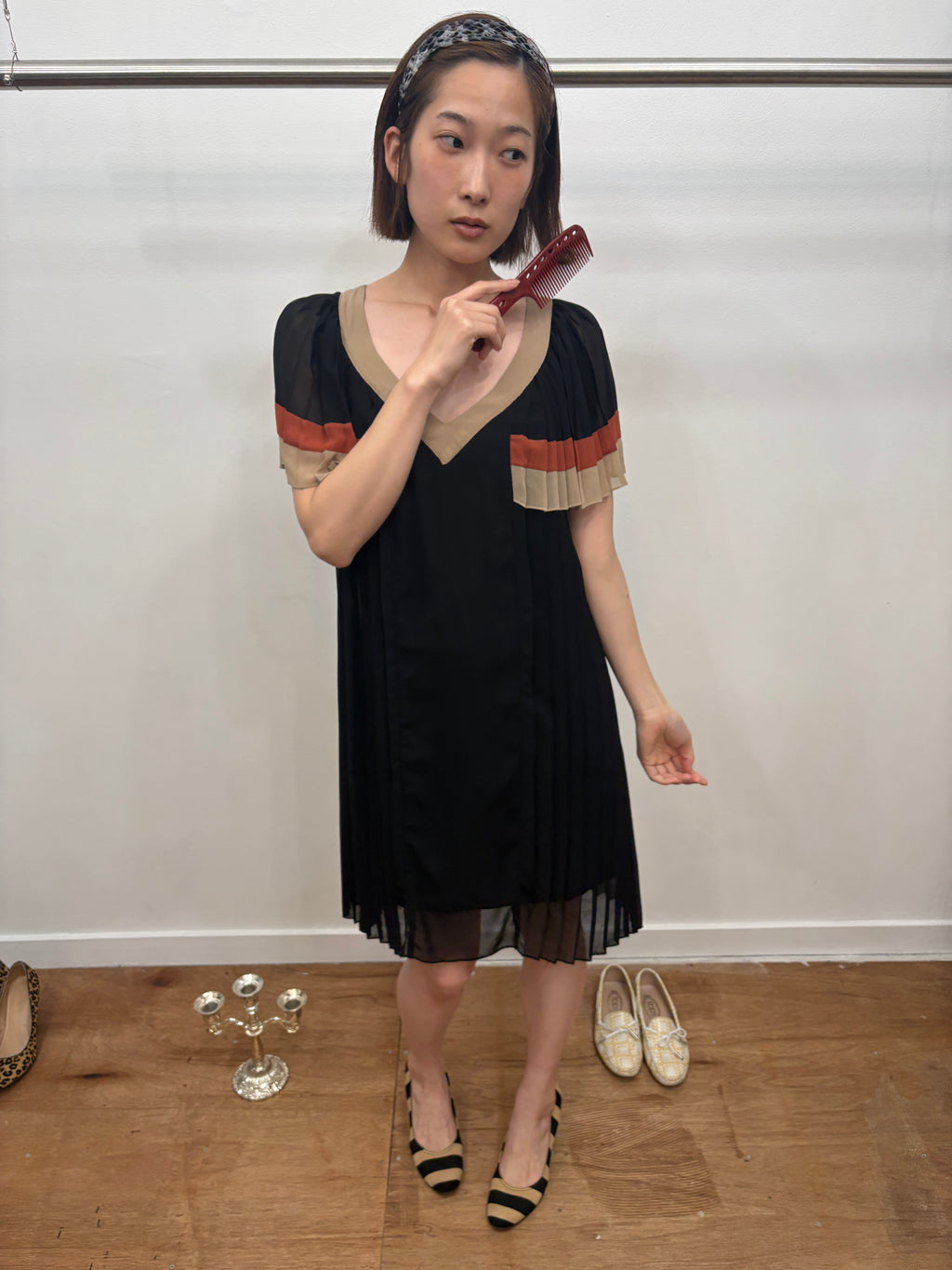 bi-color dress