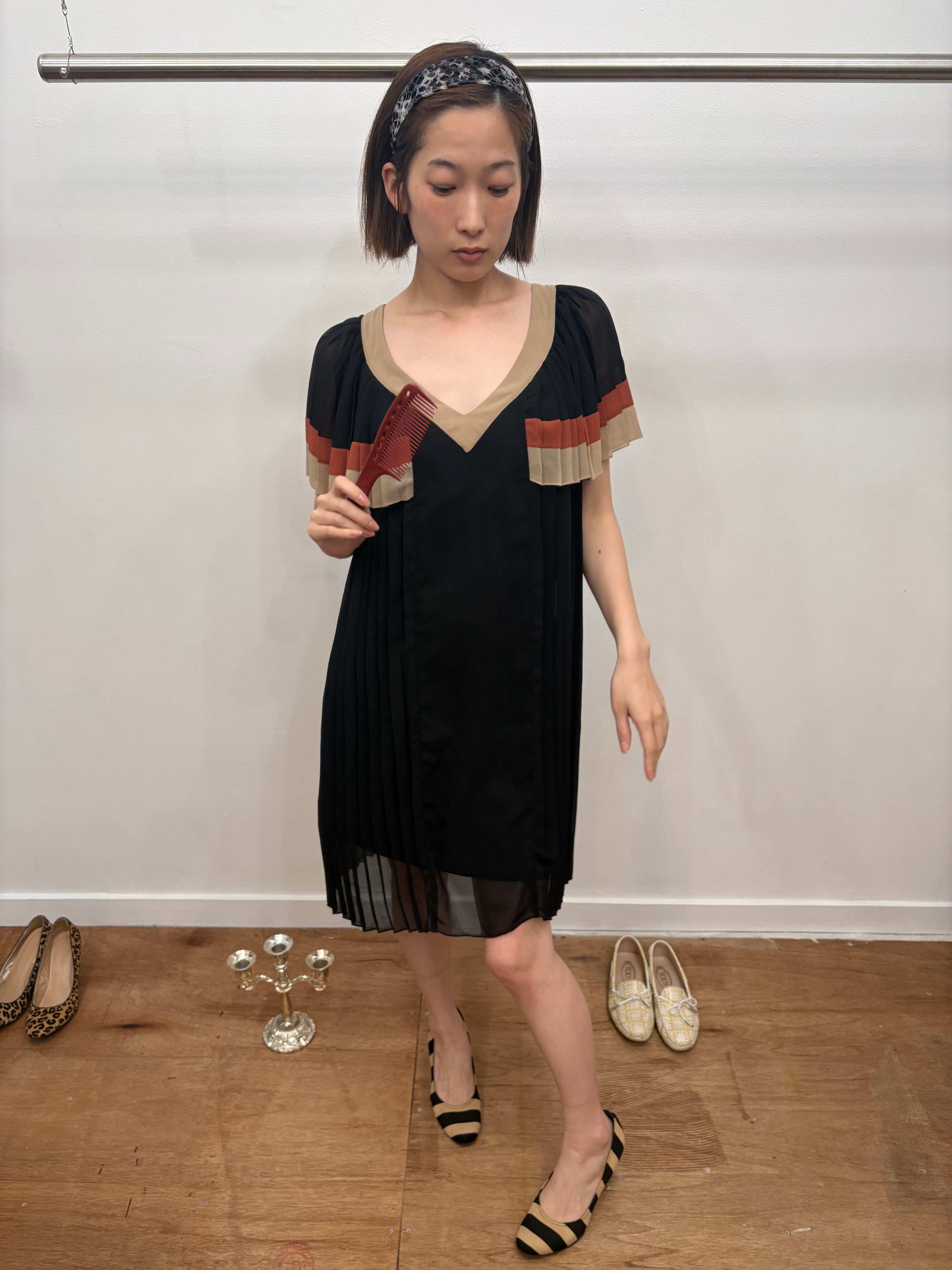 bi-color dress