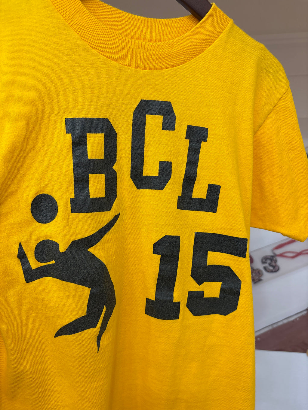 70s yellow vintage tee