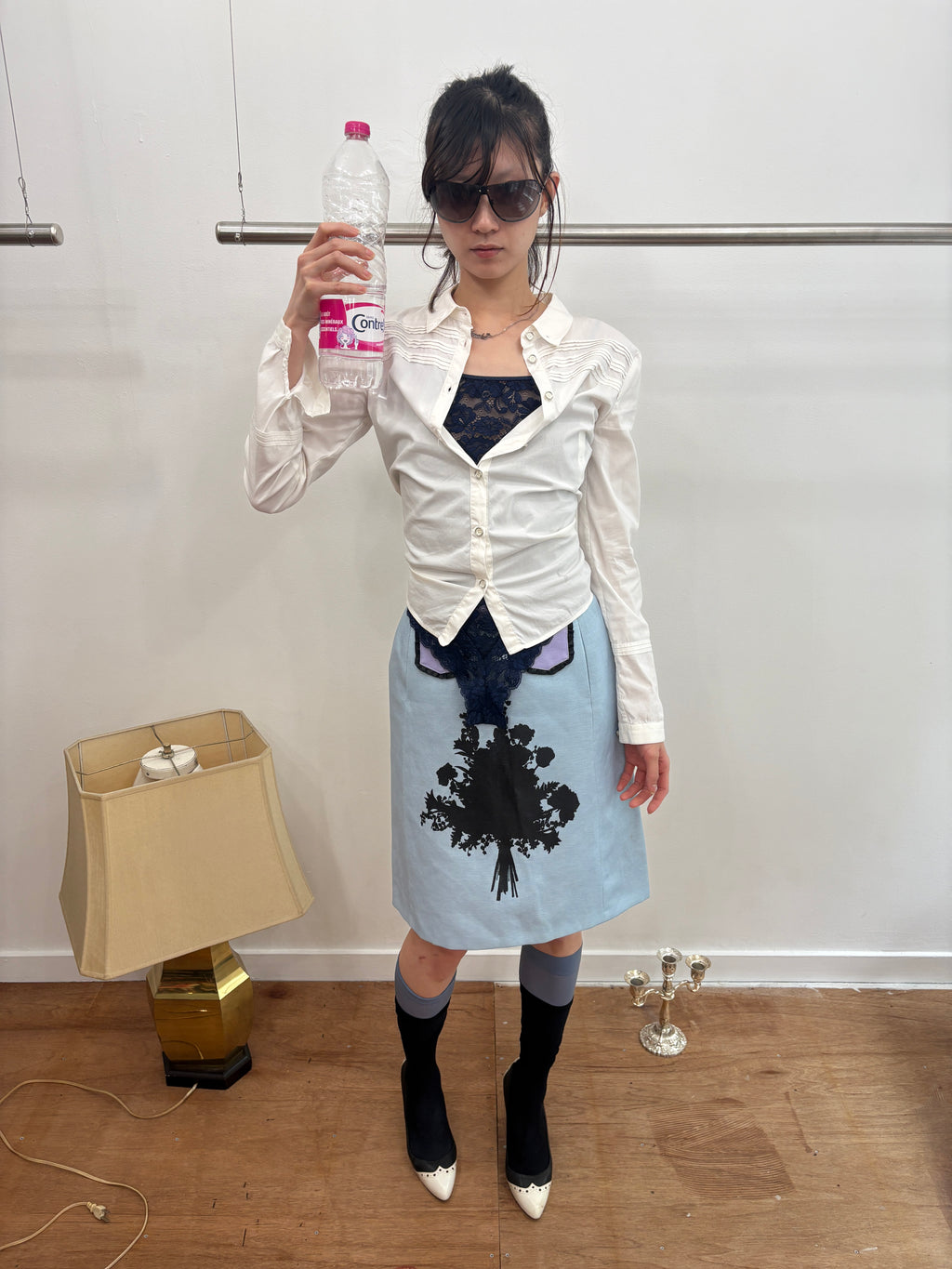 viktor&rolf print skirt