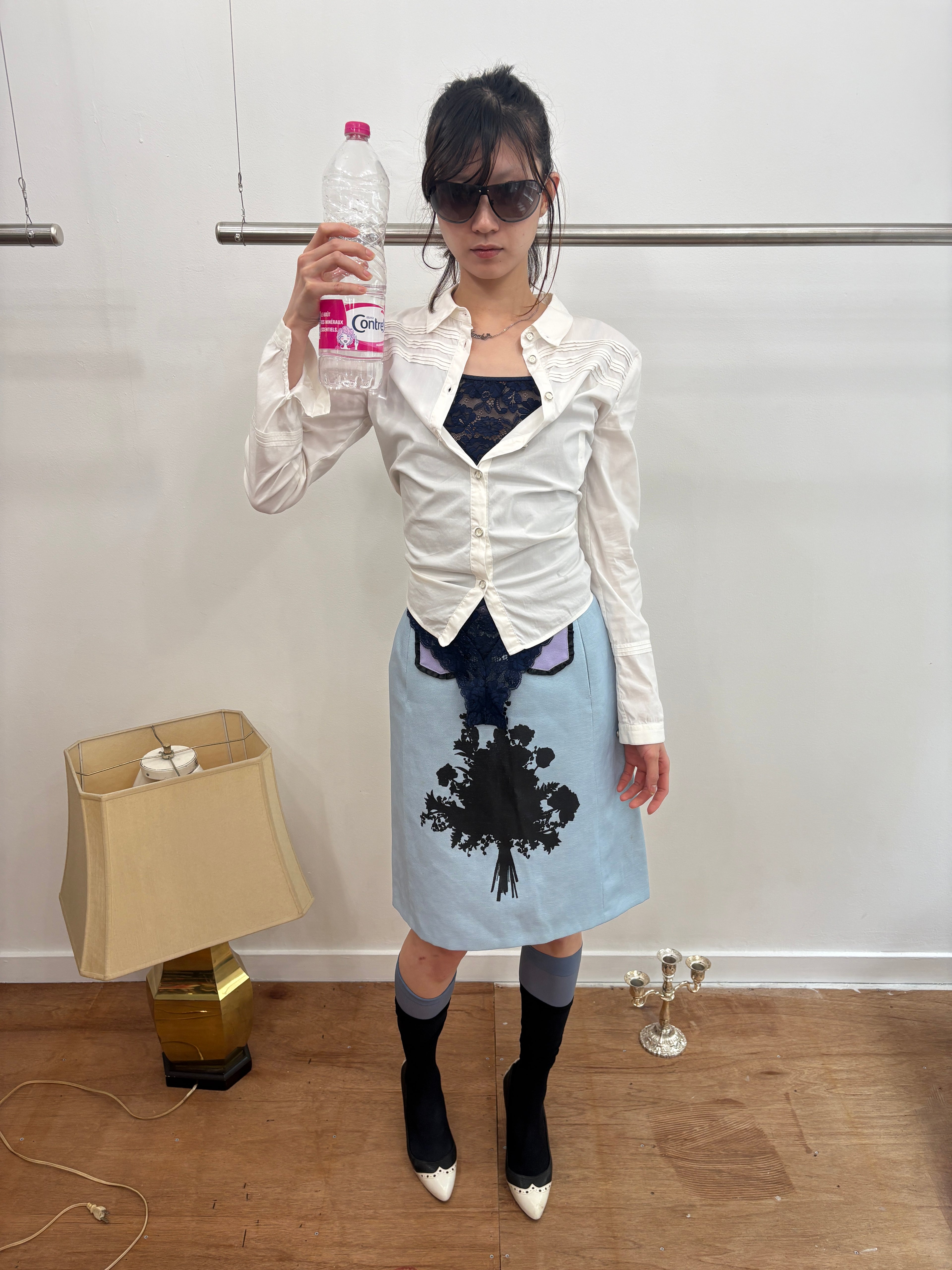 viktor&rolf print skirt