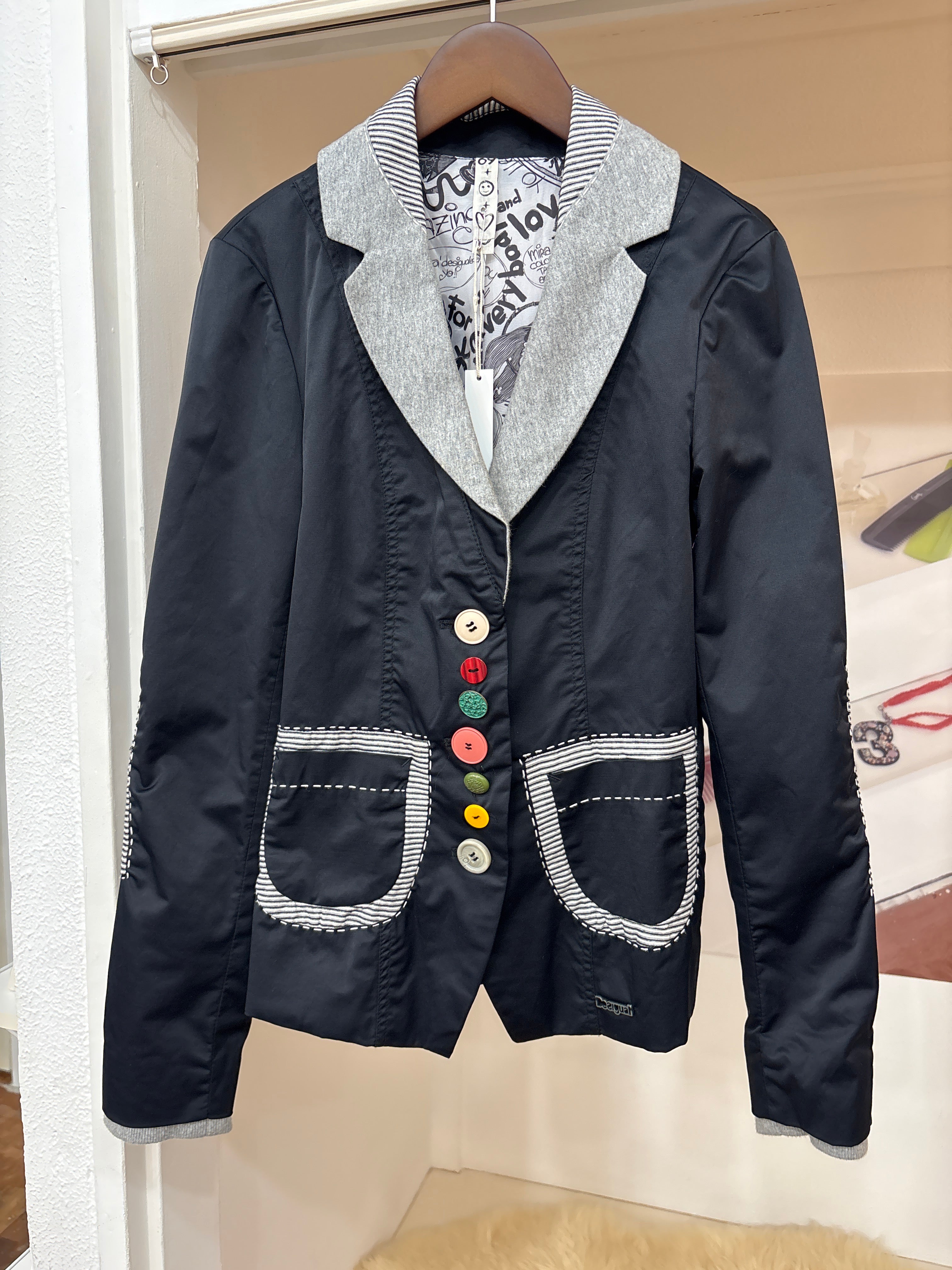 desigual black jacket