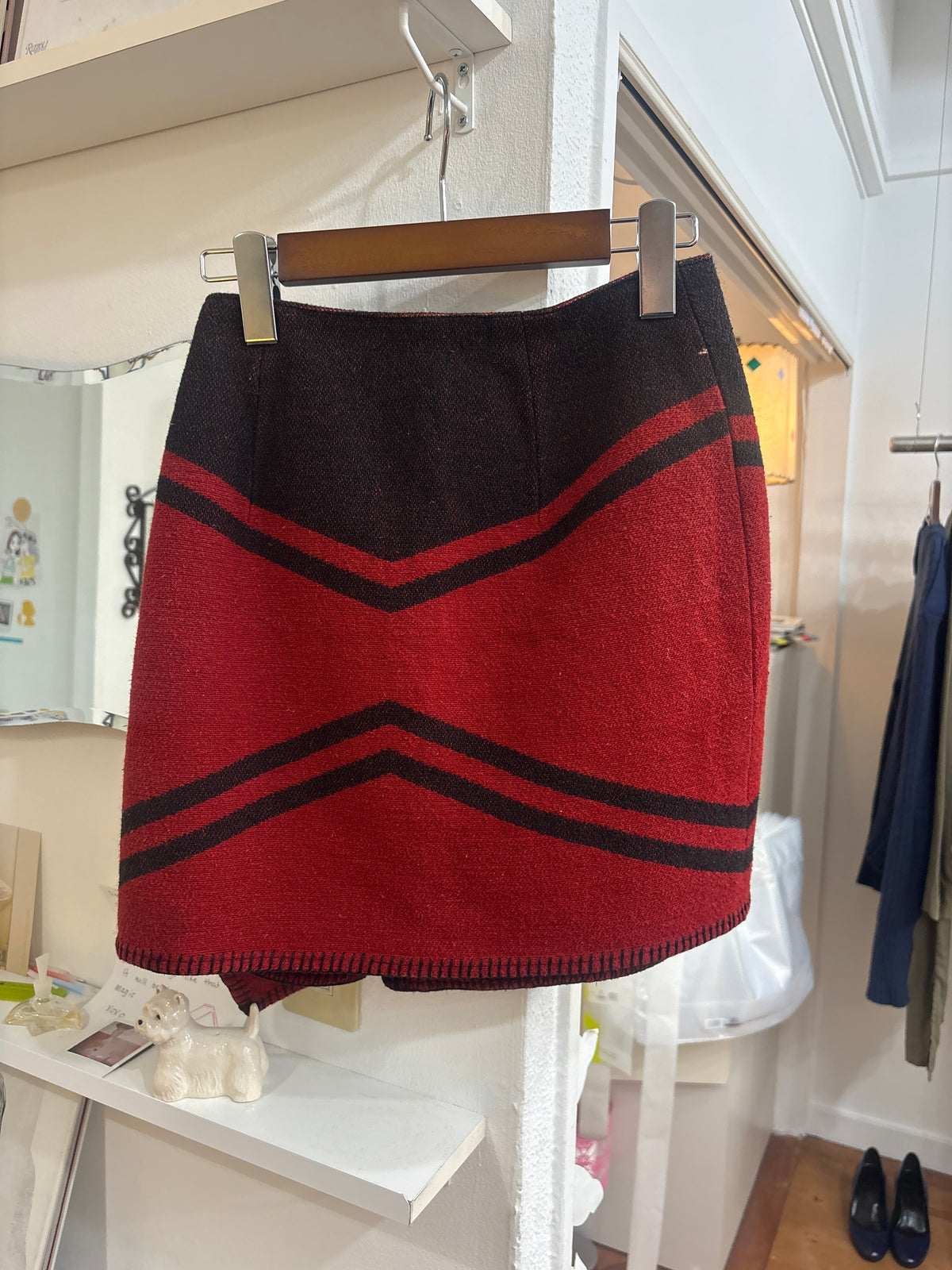 80s Ralph Lauren Country Blanket Wrap Skirt