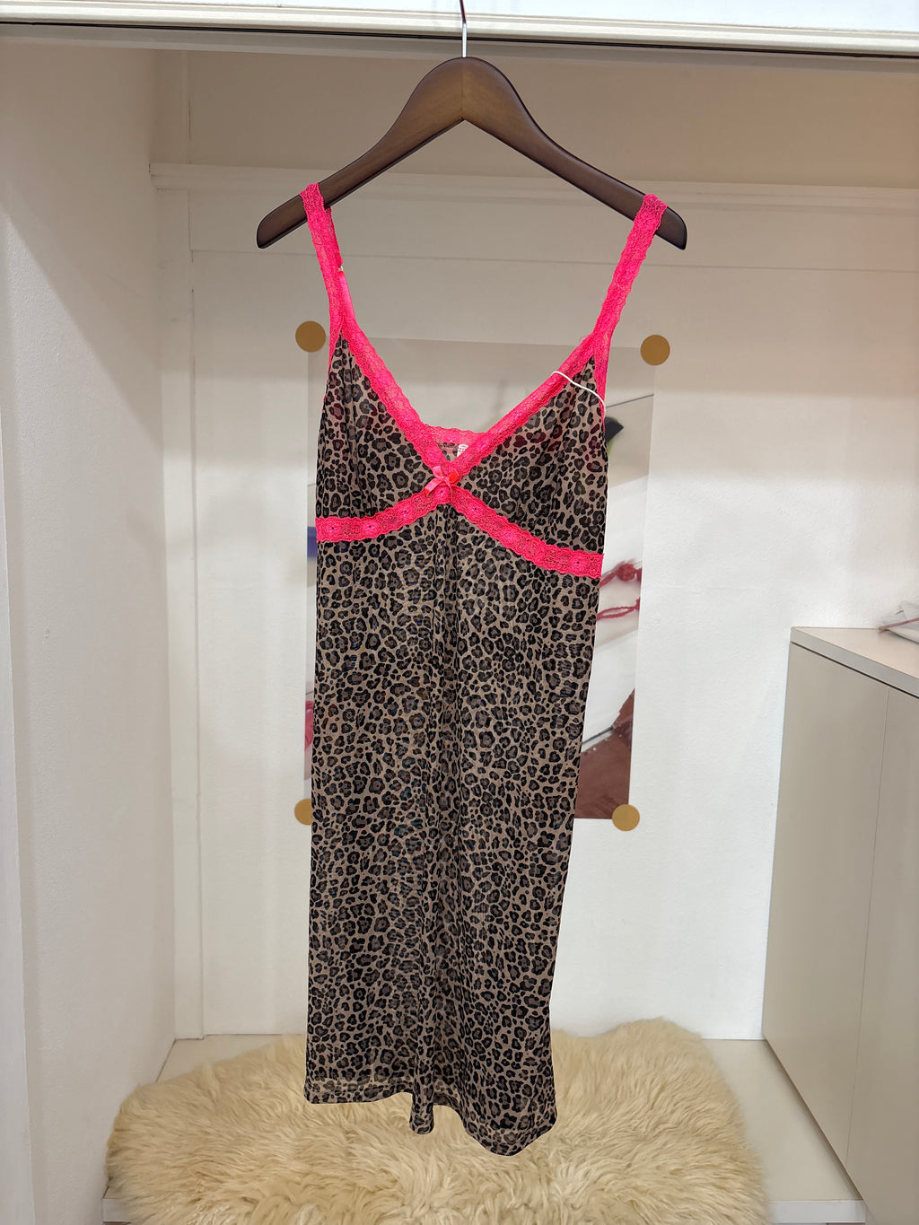 leopard cami dress