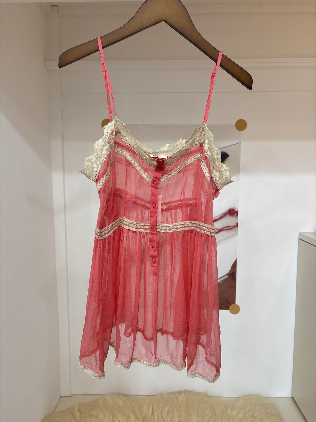 guess lace cami