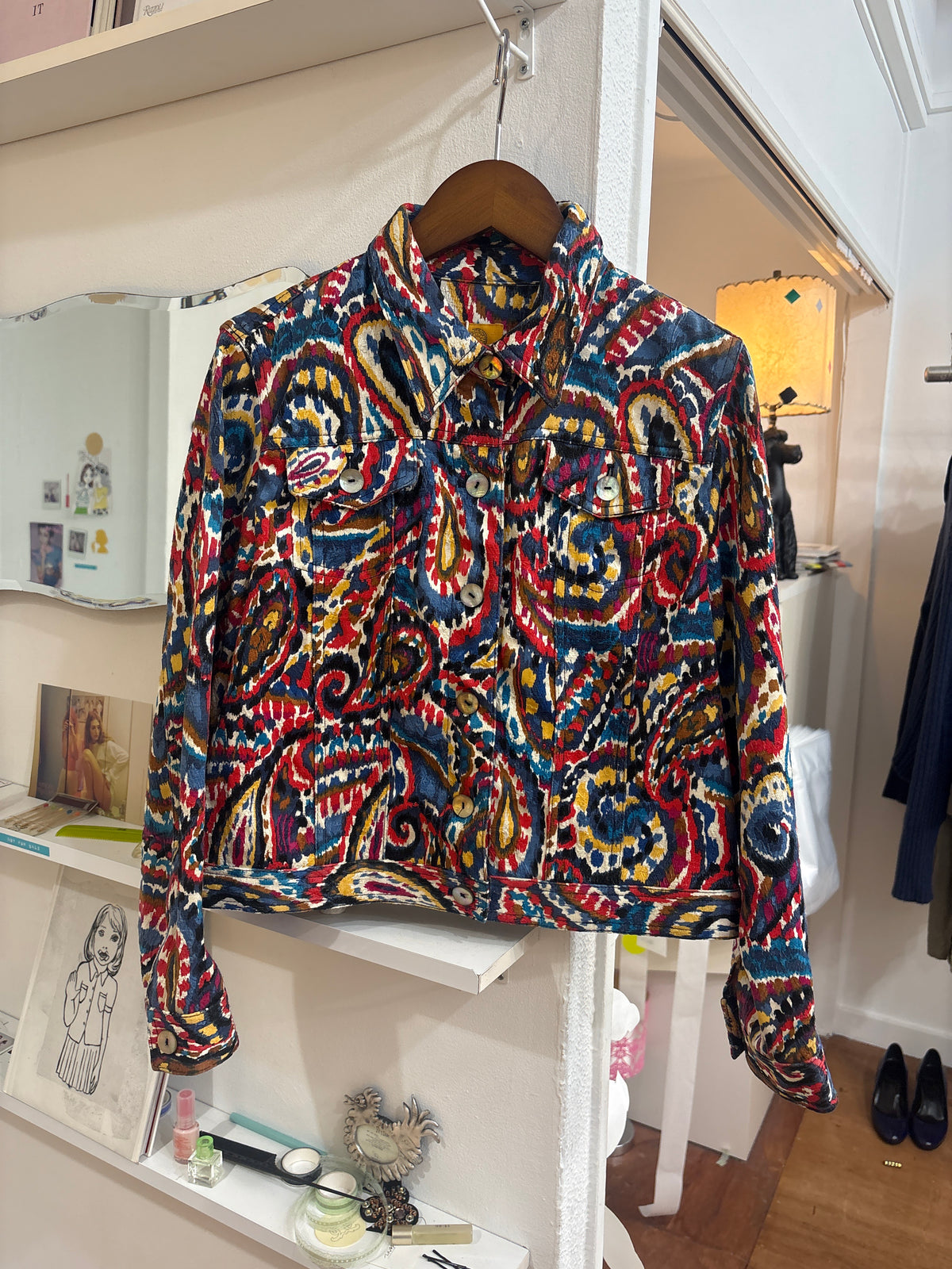 paisley pattern jacket