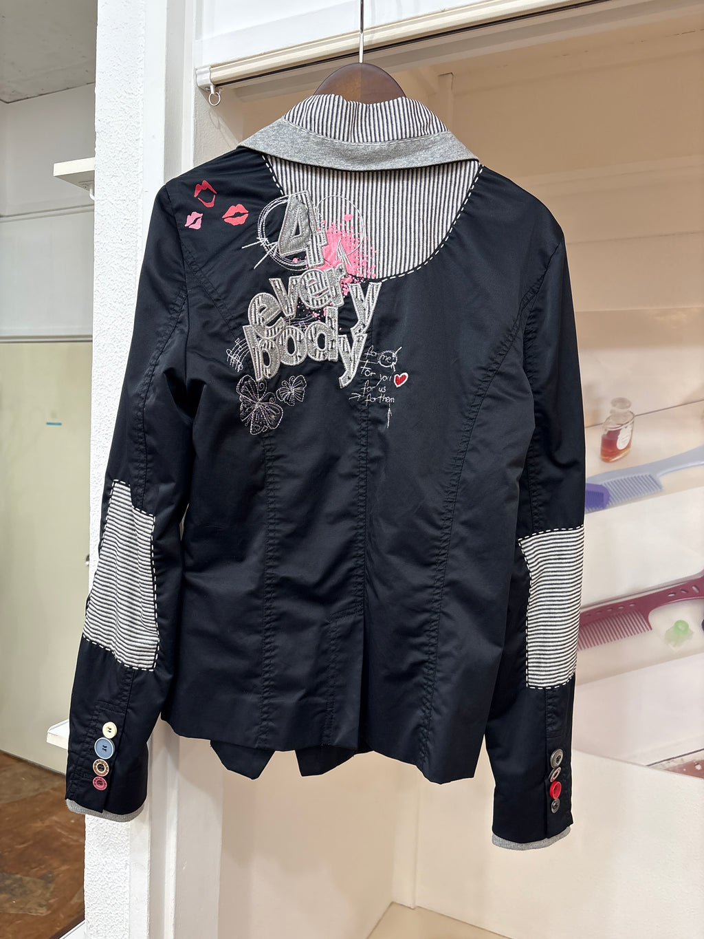 desigual black jacket