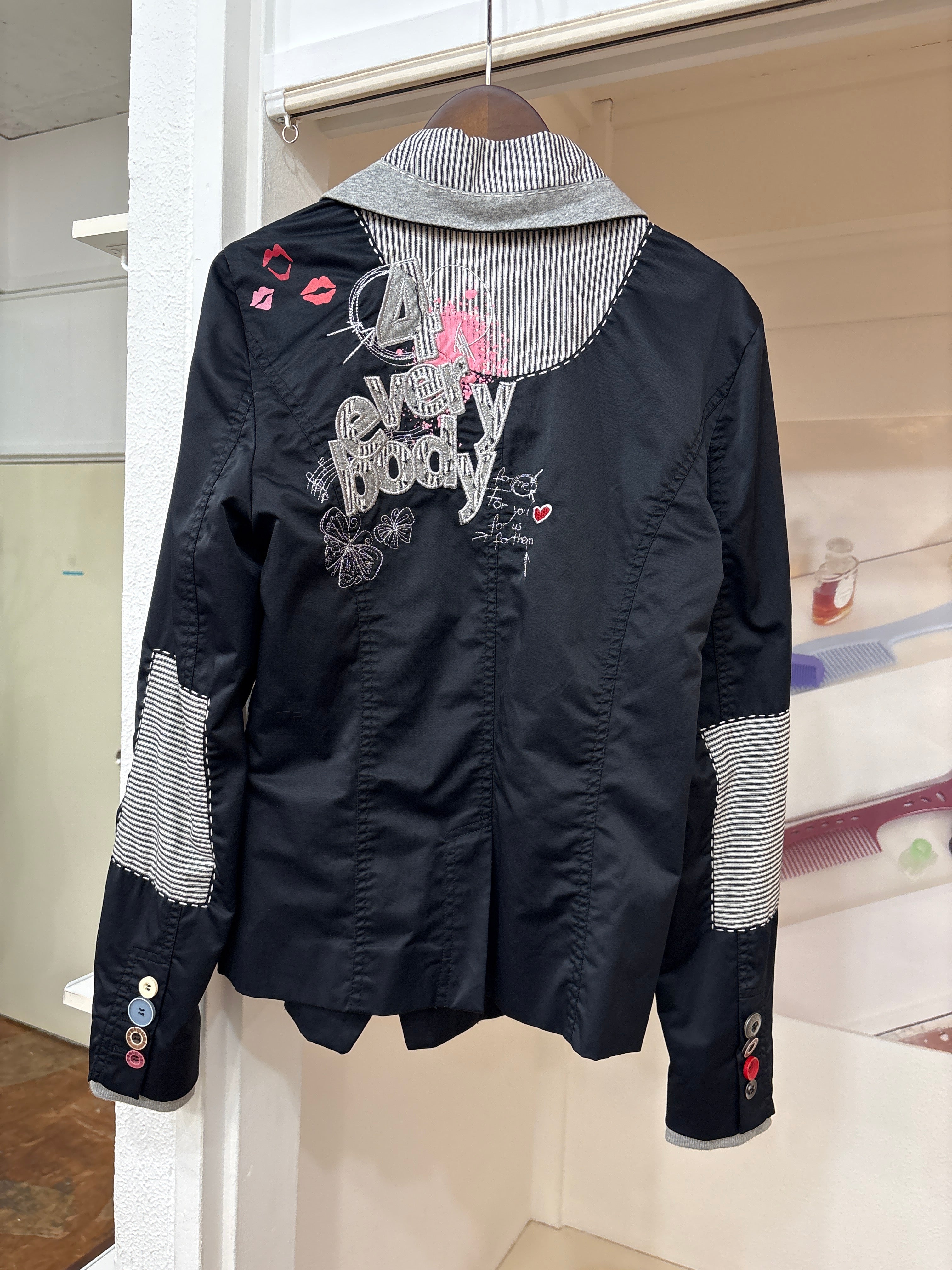 desigual black jacket