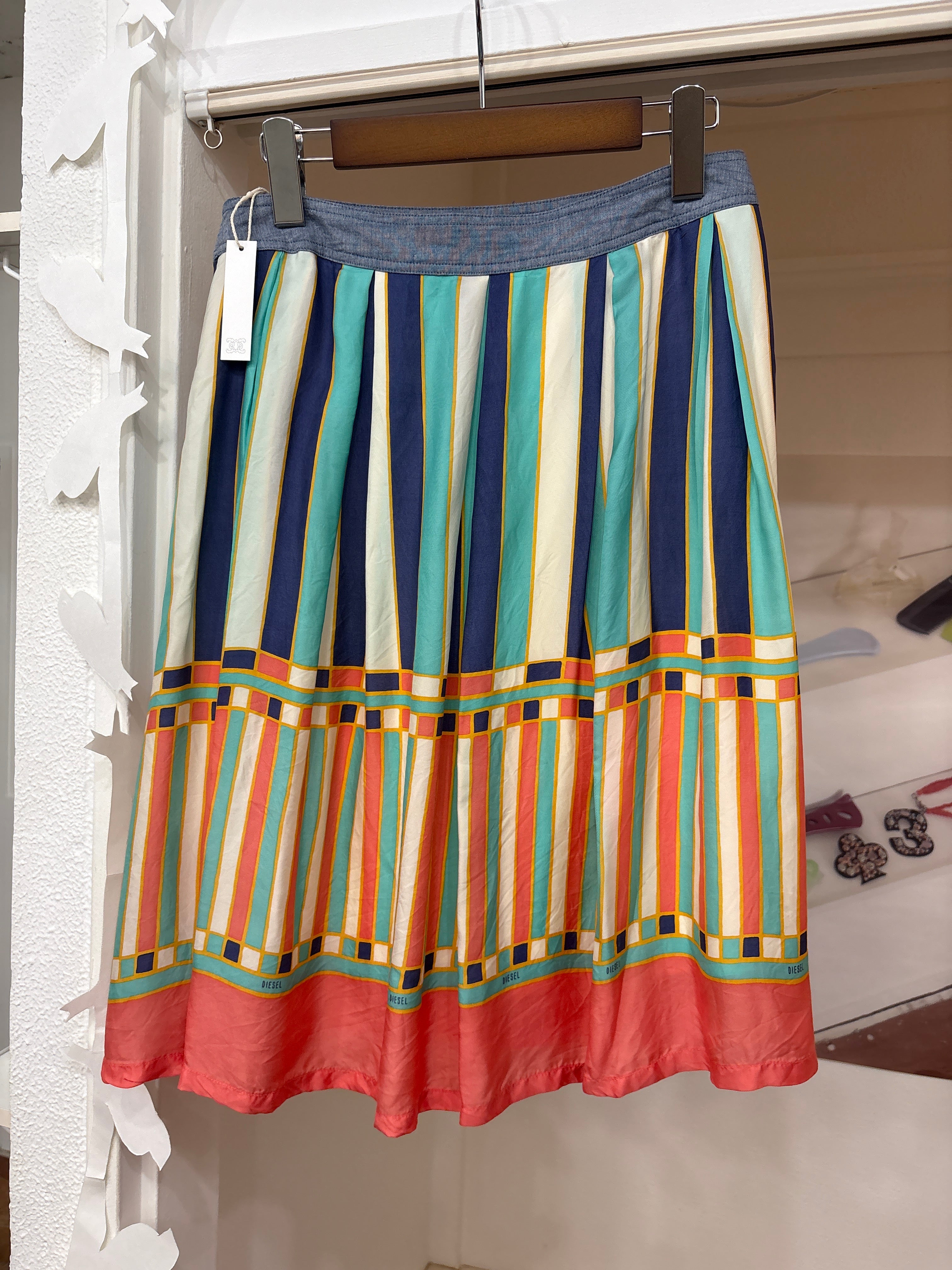 diesel stripe skirt