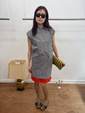 geometric pattern dress