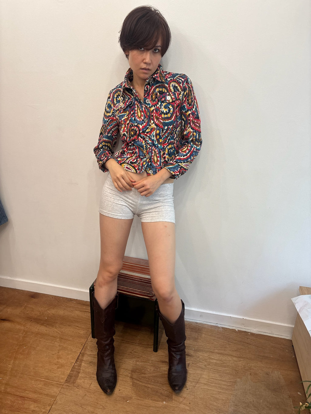 paisley pattern jacket