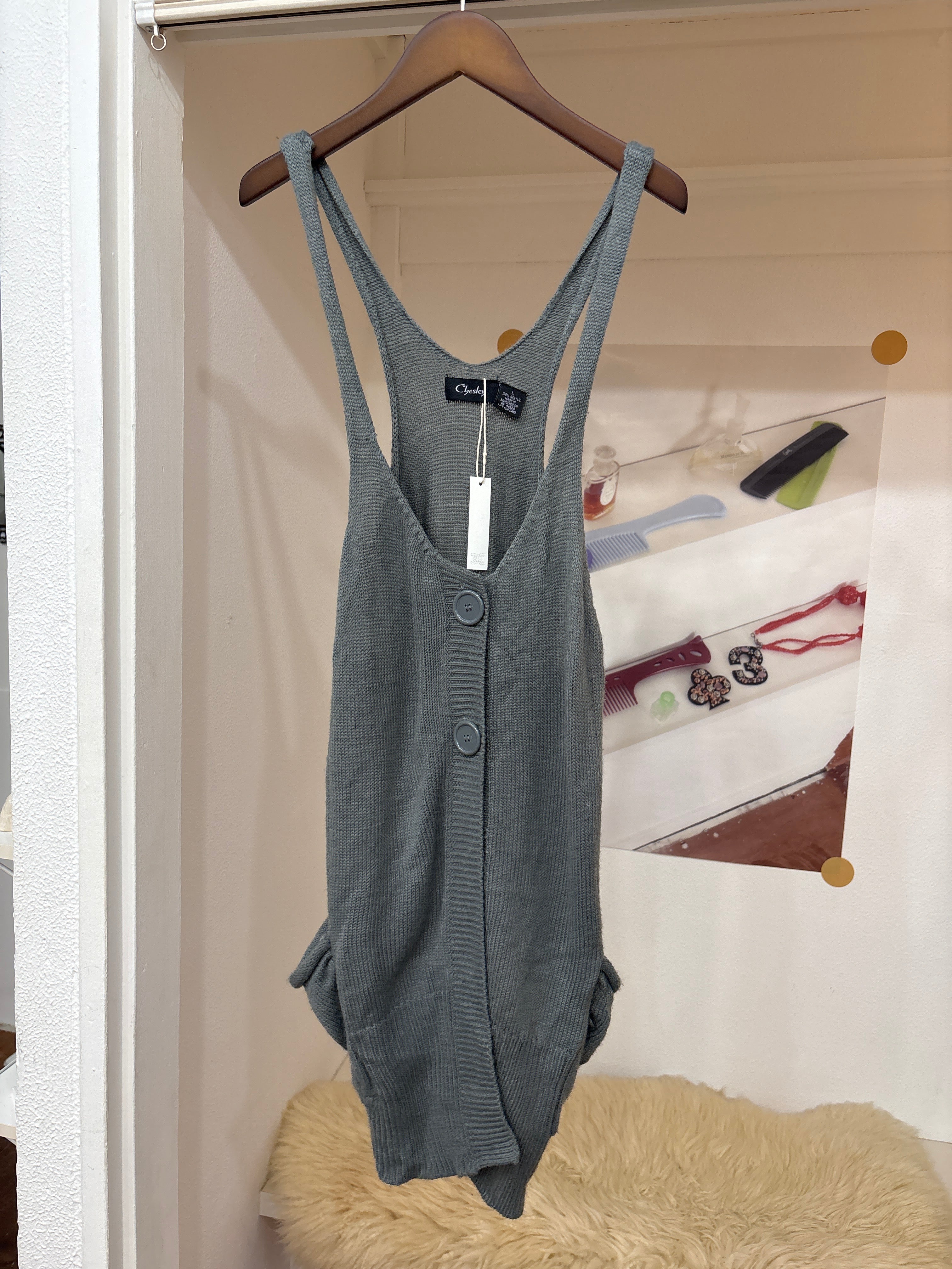 knit gilet