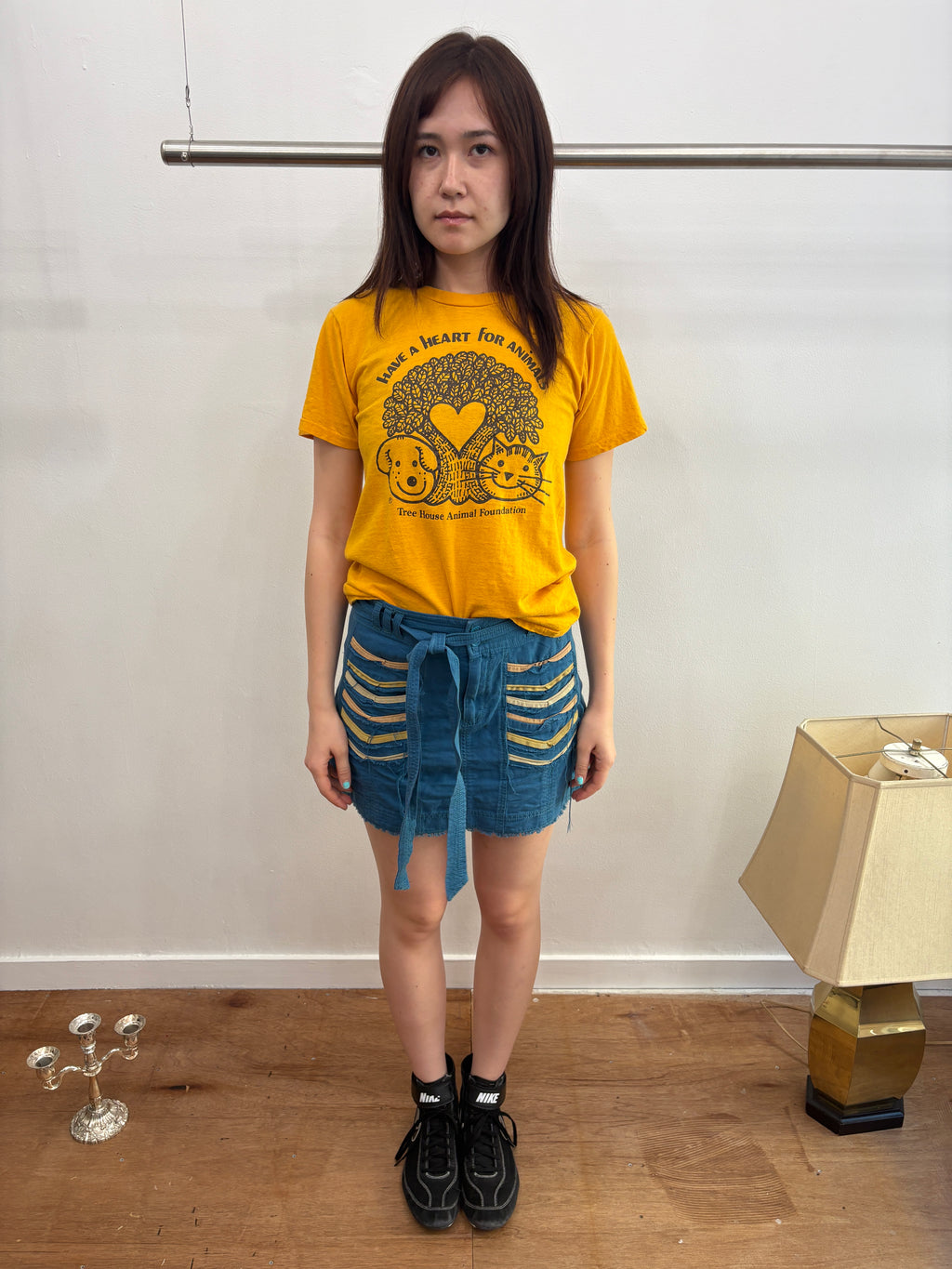 marc jacobs blue skirt