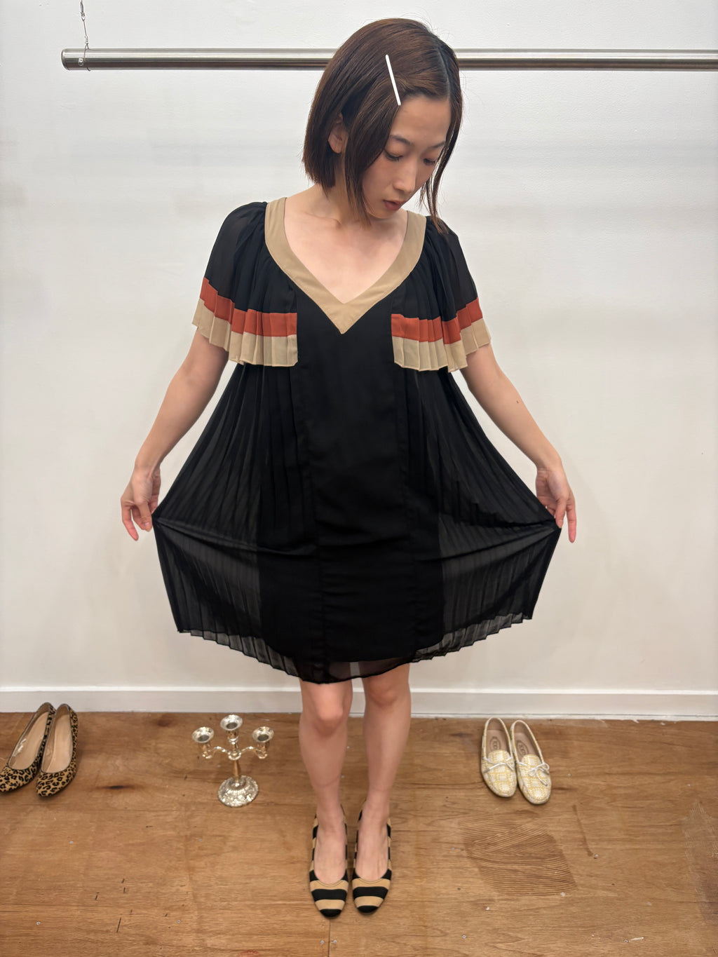 bi-color dress