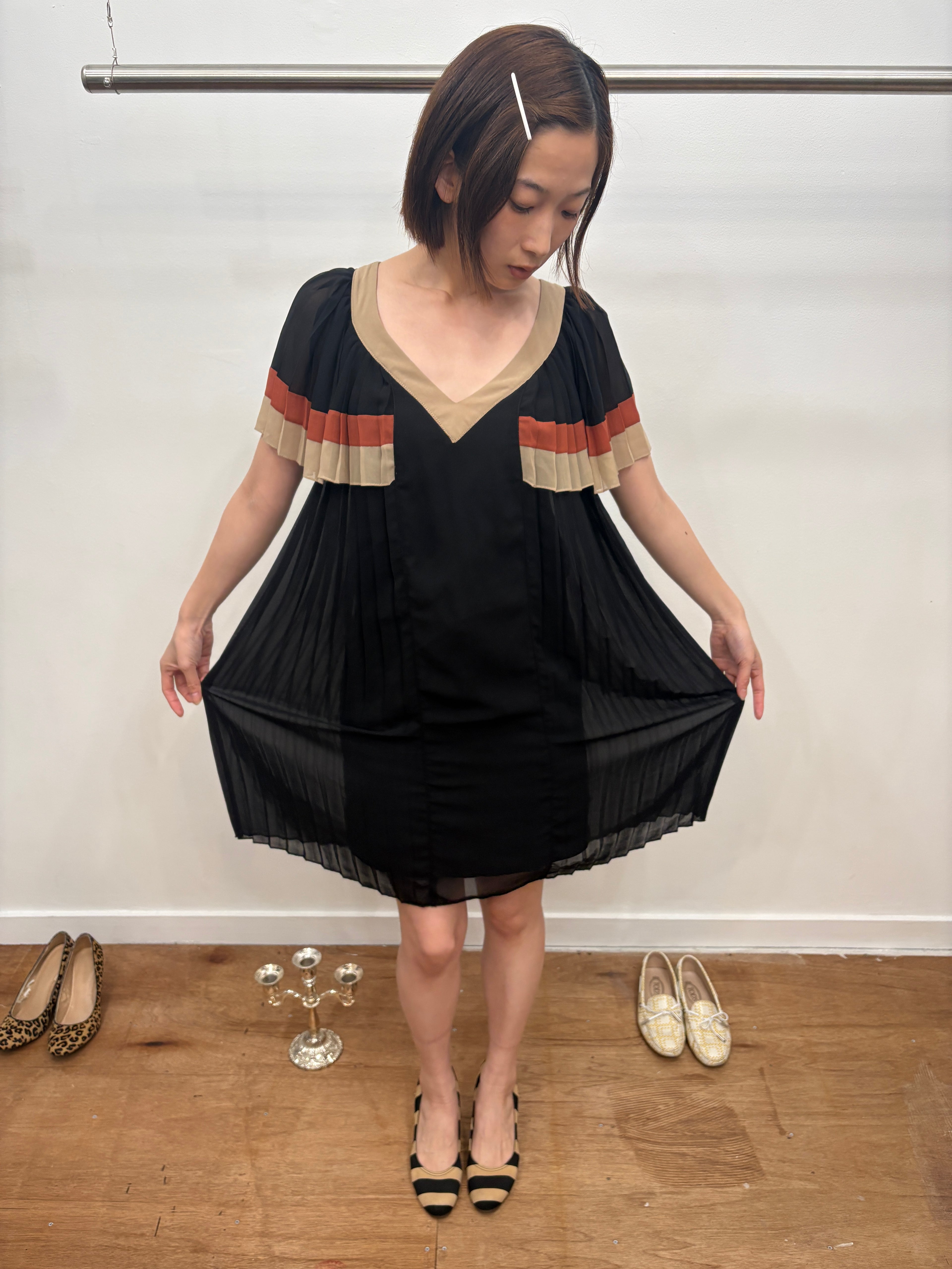 bi-color dress