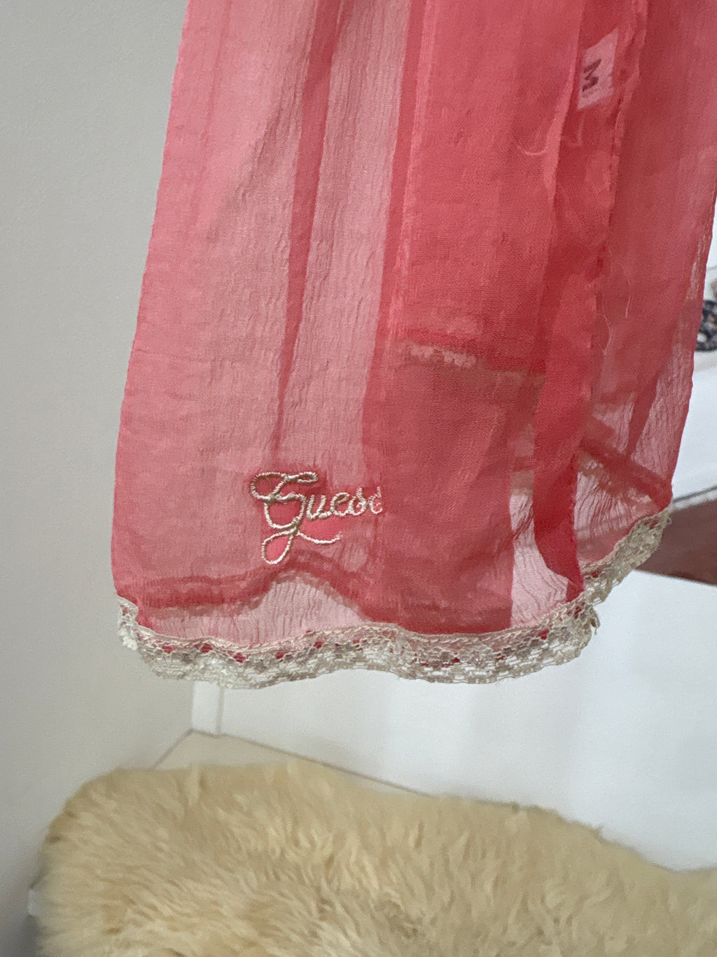guess lace cami