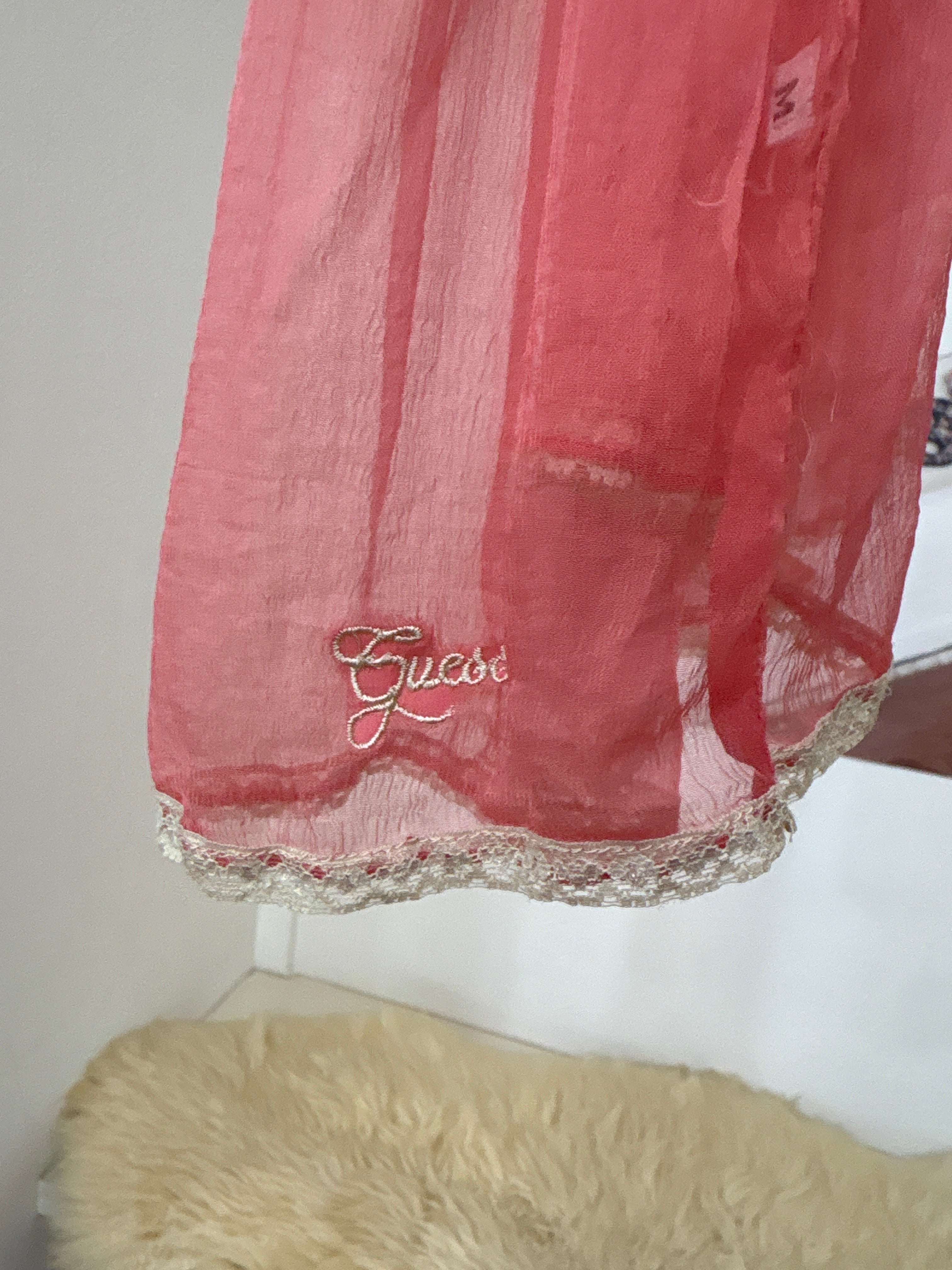 guess lace cami