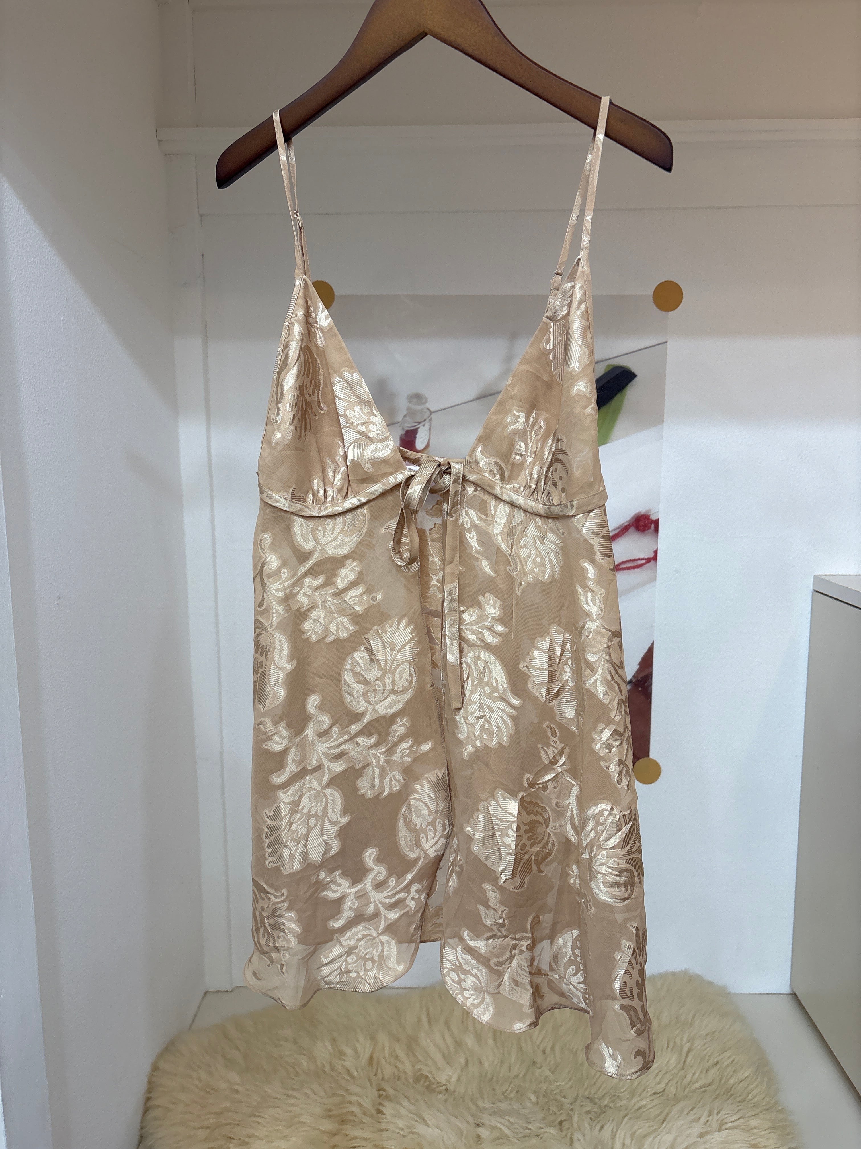pattern beige cami