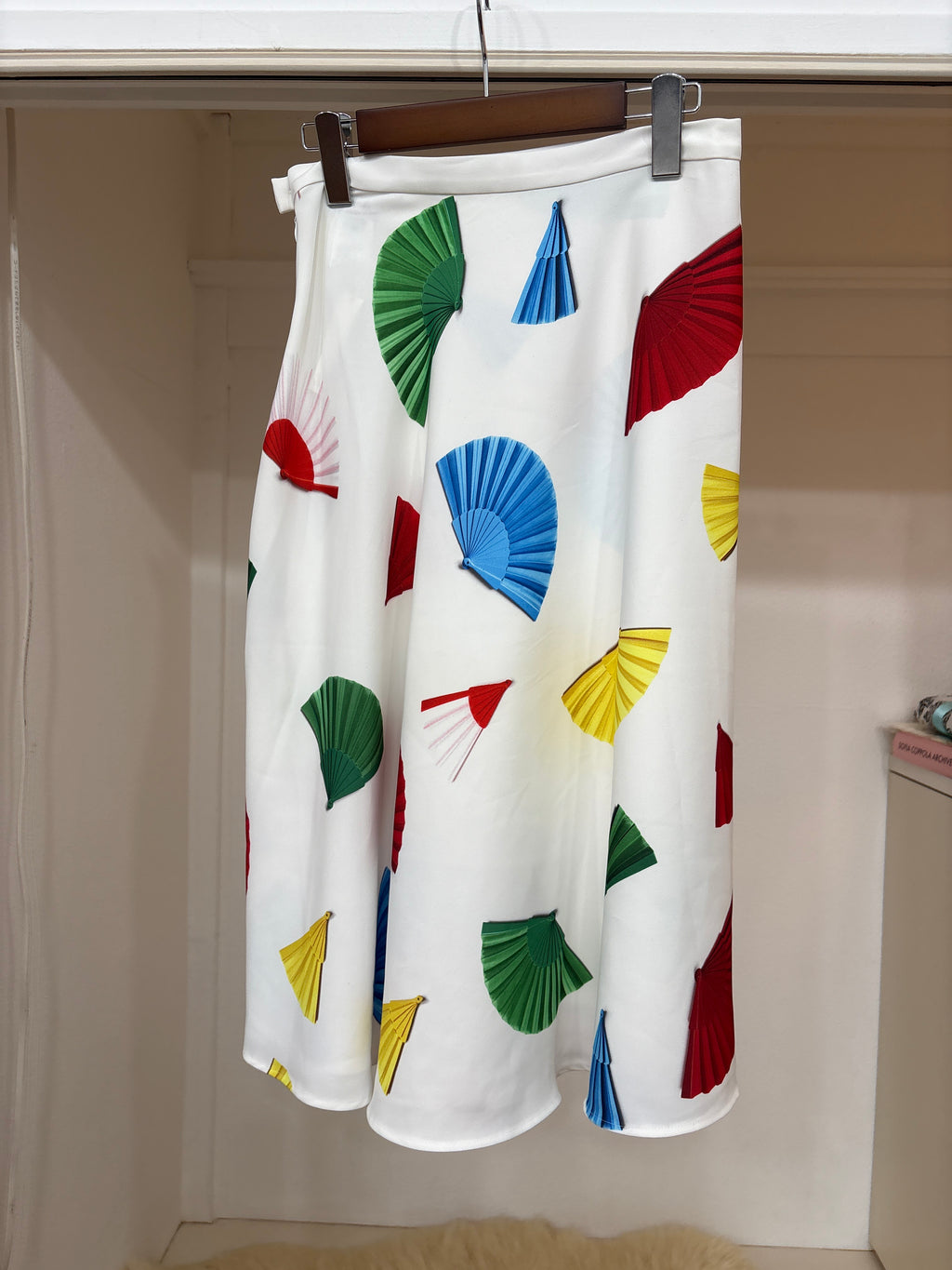 Agnes B. Japanese pattern skirt