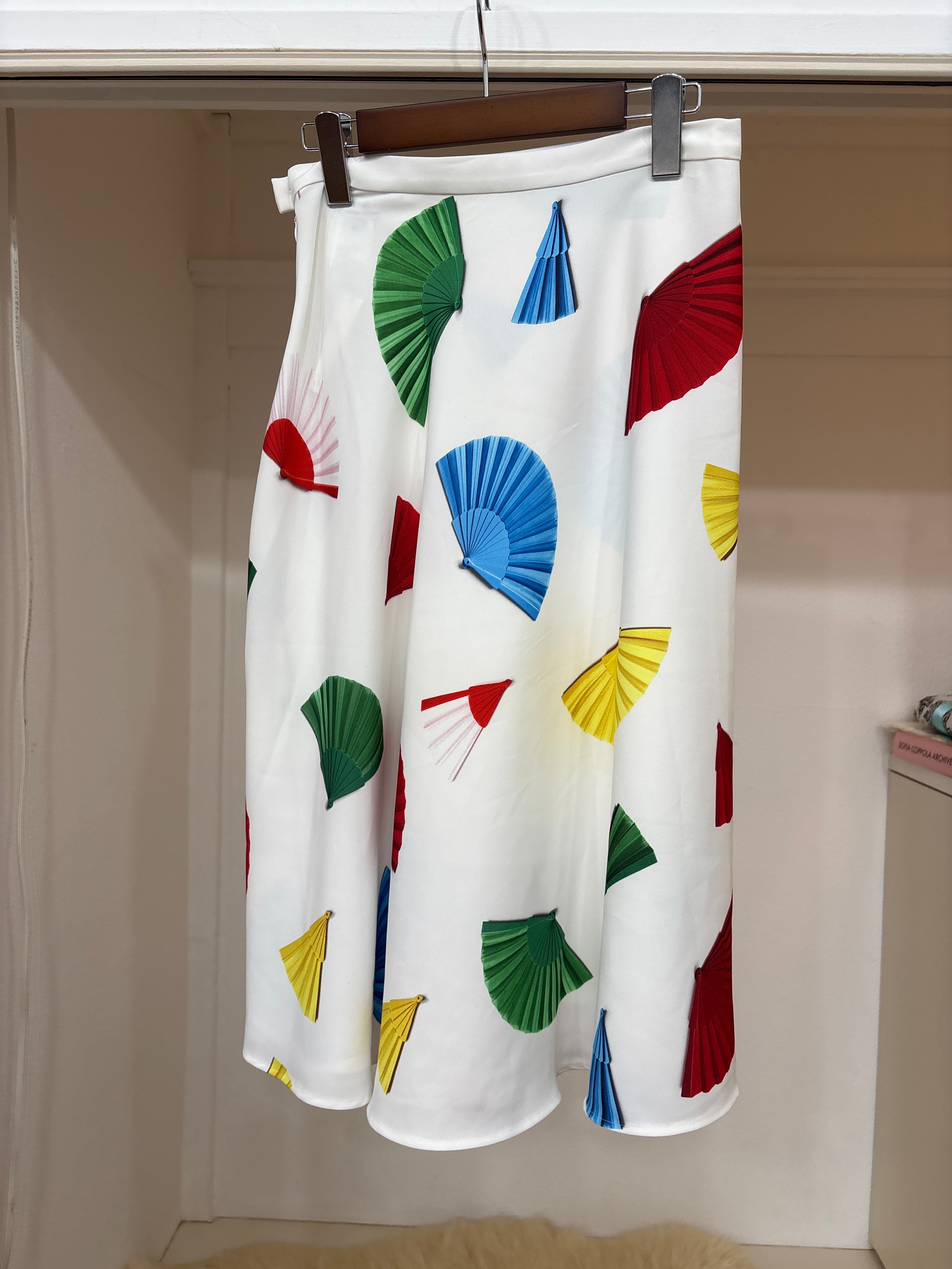 Agnes B. Japanese pattern skirt