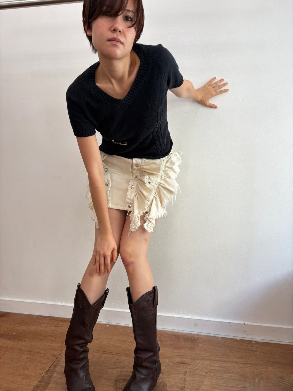 Diesel frill skirt