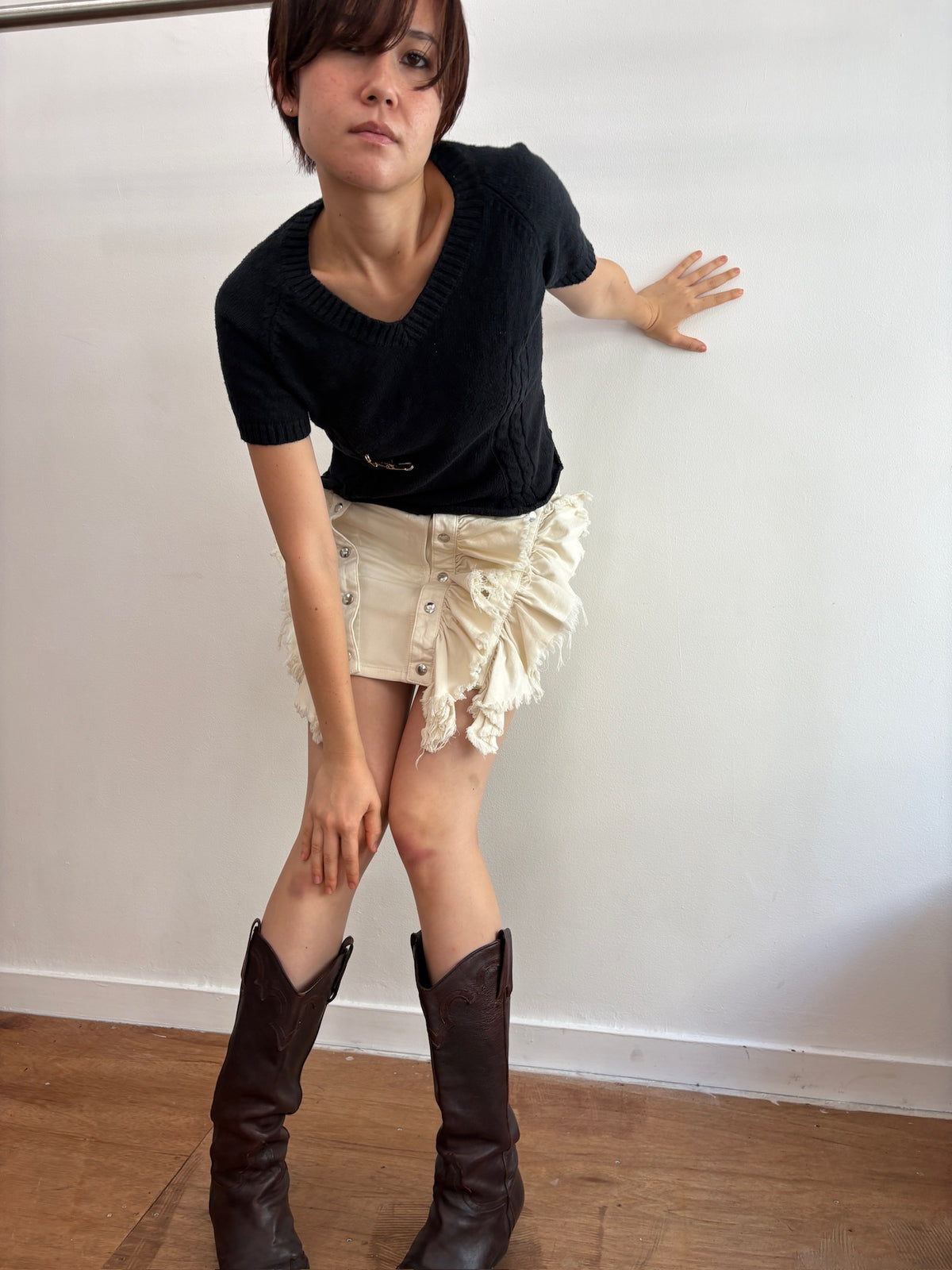 Diesel frill skirt