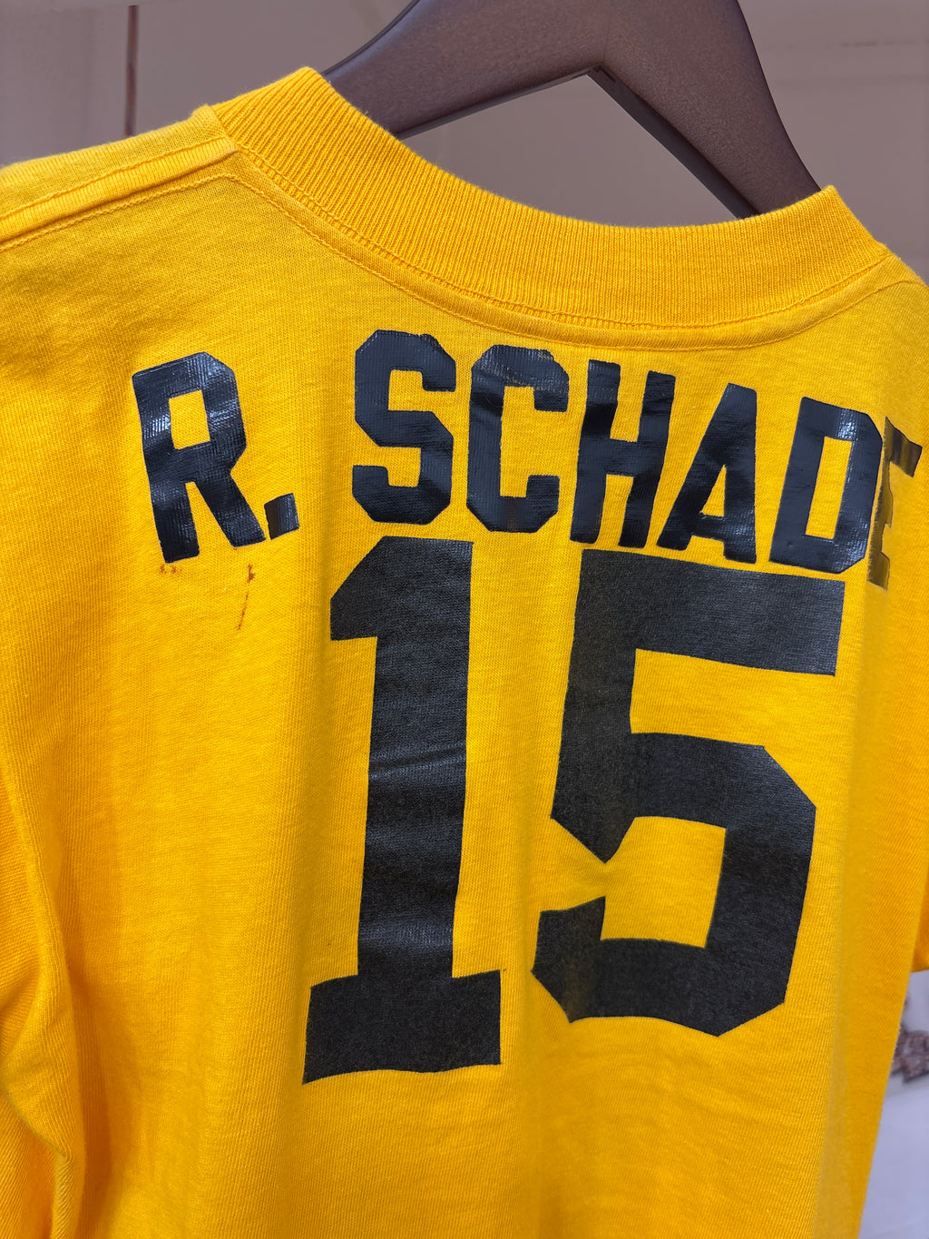 70s yellow vintage tee