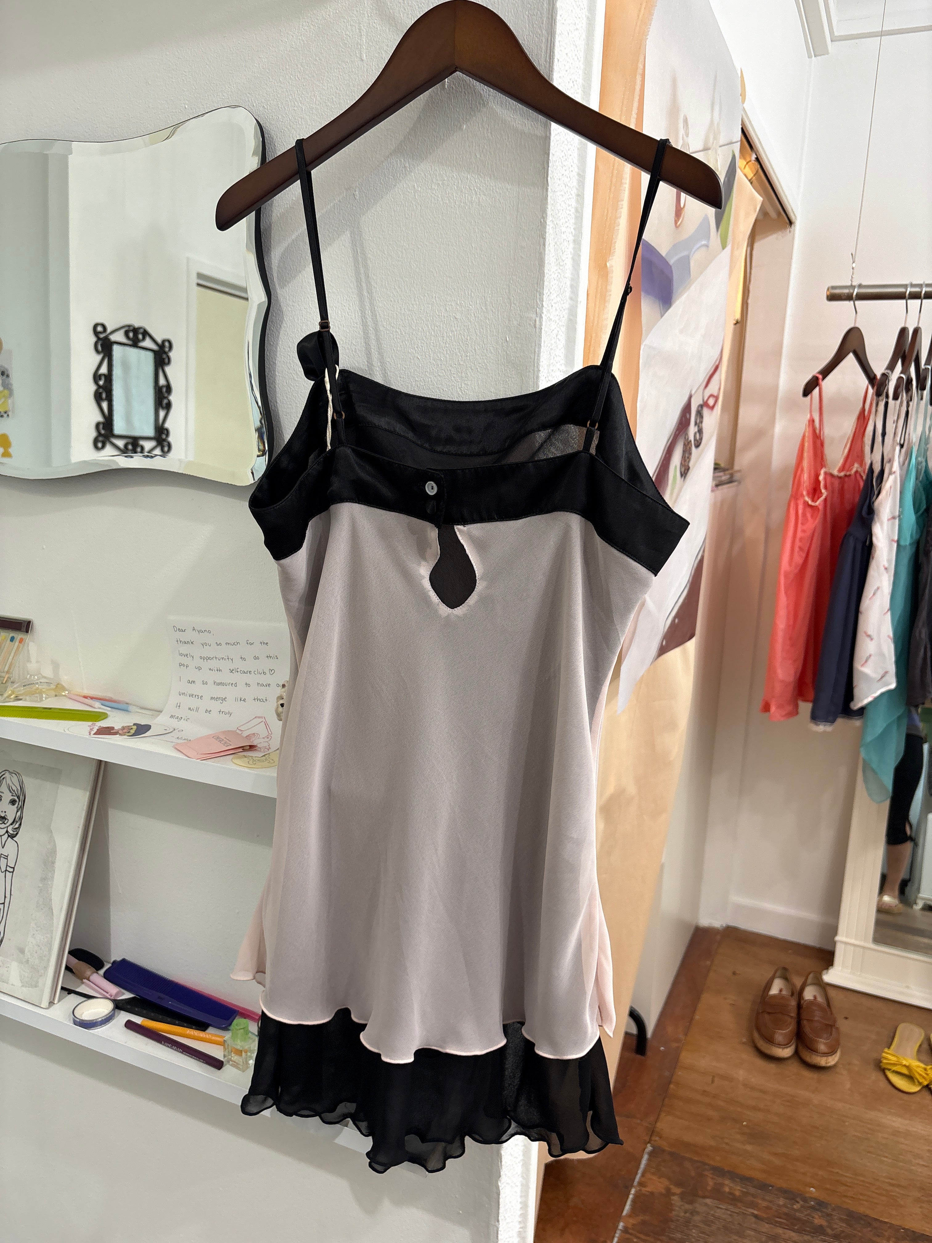 ribbon cami dress