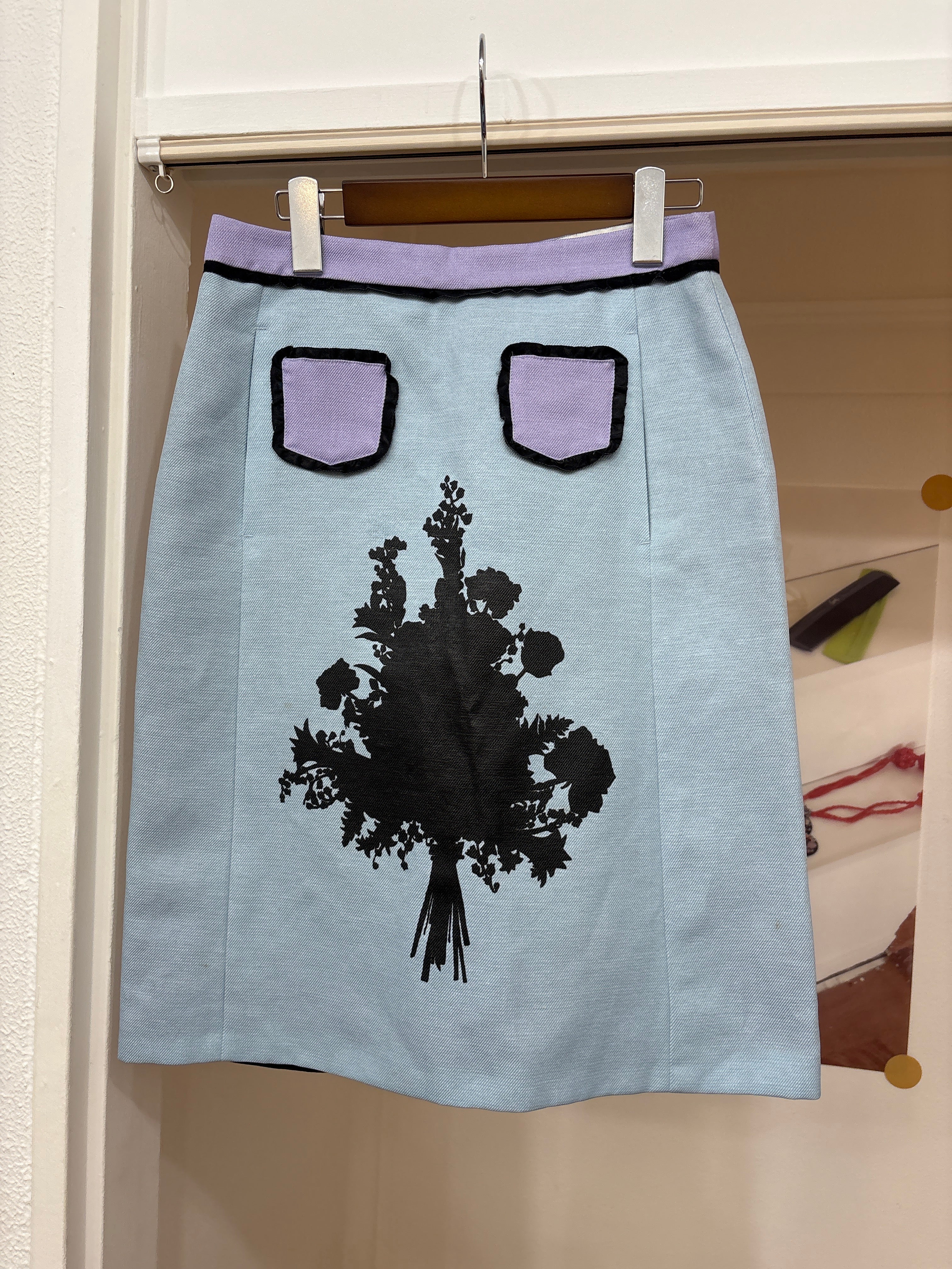 viktor&rolf print skirt