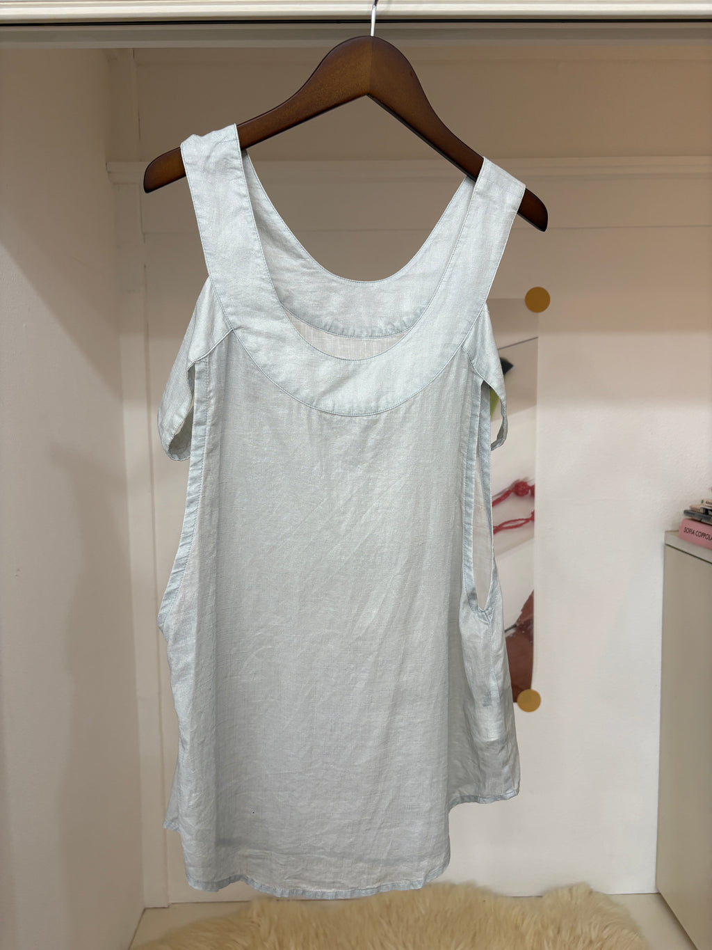 gray cotton top