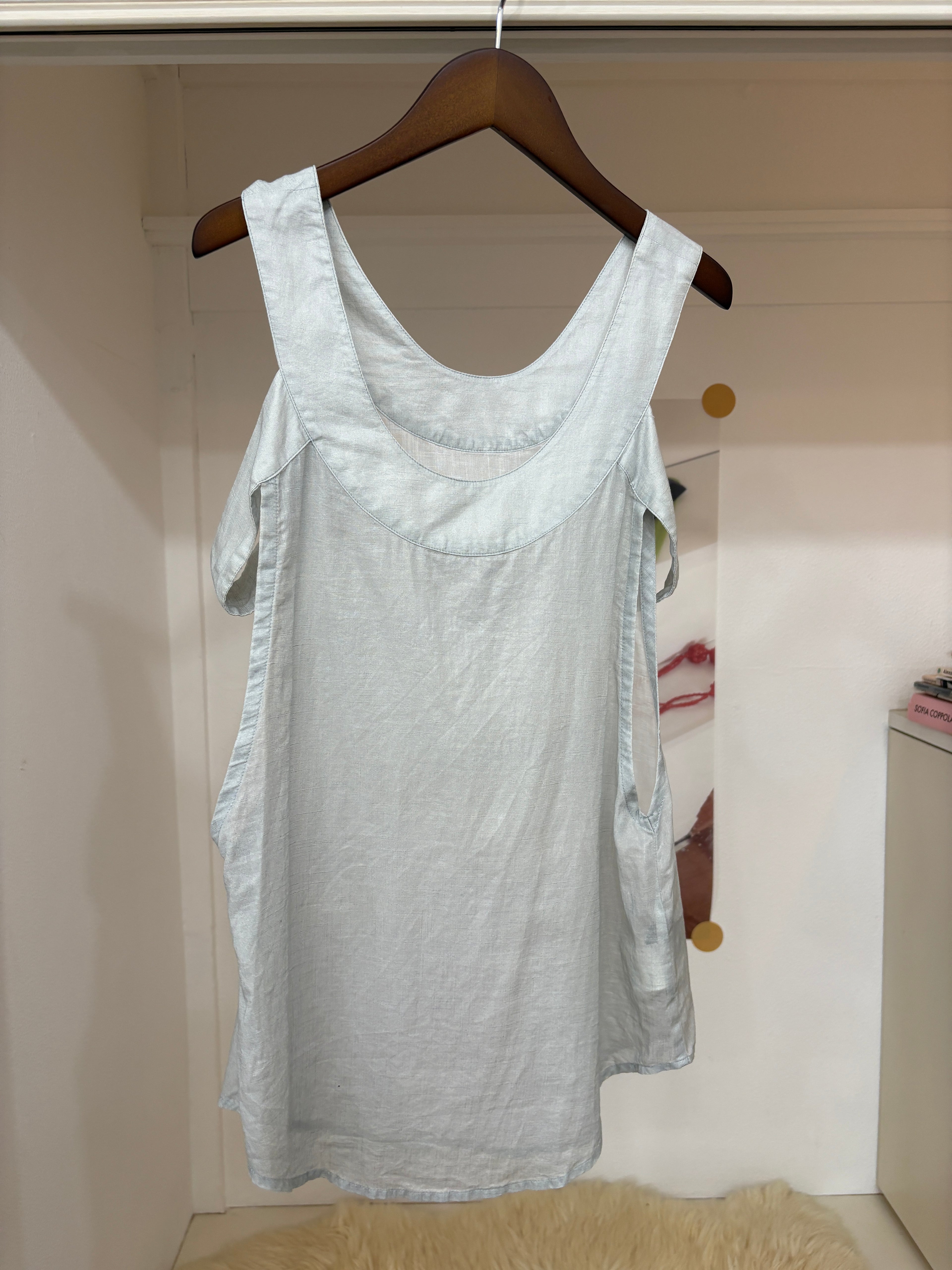 gray cotton top