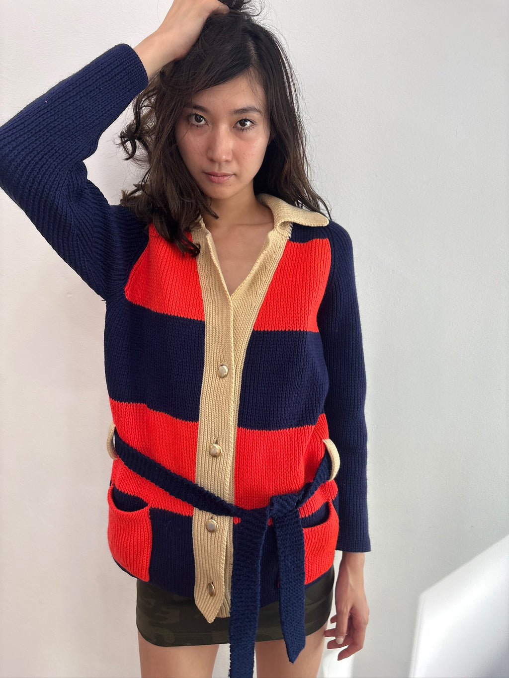 border knit jacket
