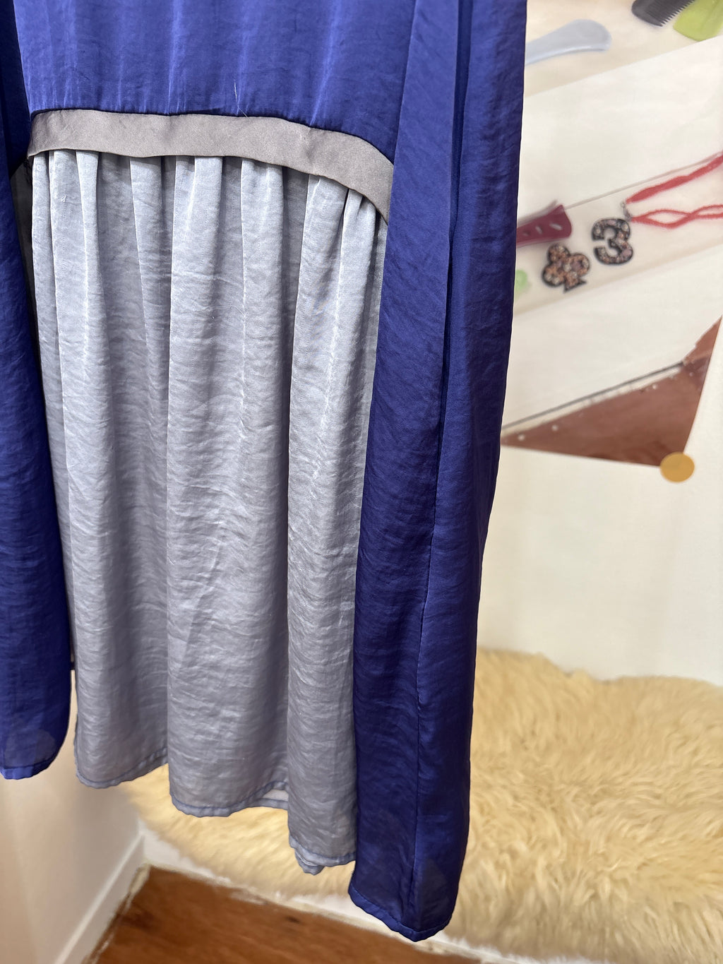 bi-color dress