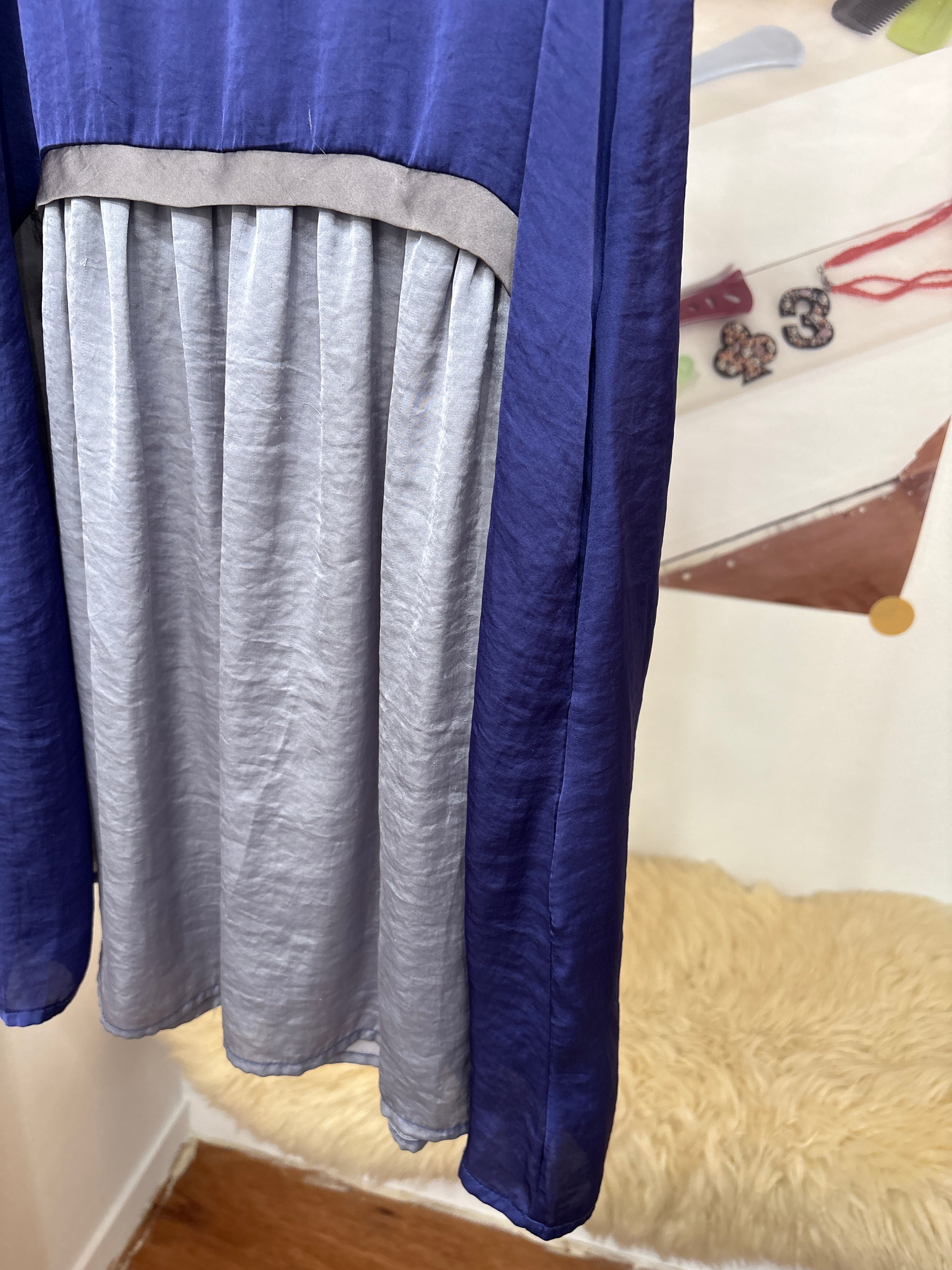bi-color dress