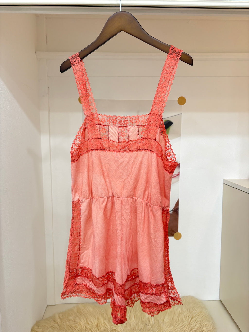 lace cami rompers