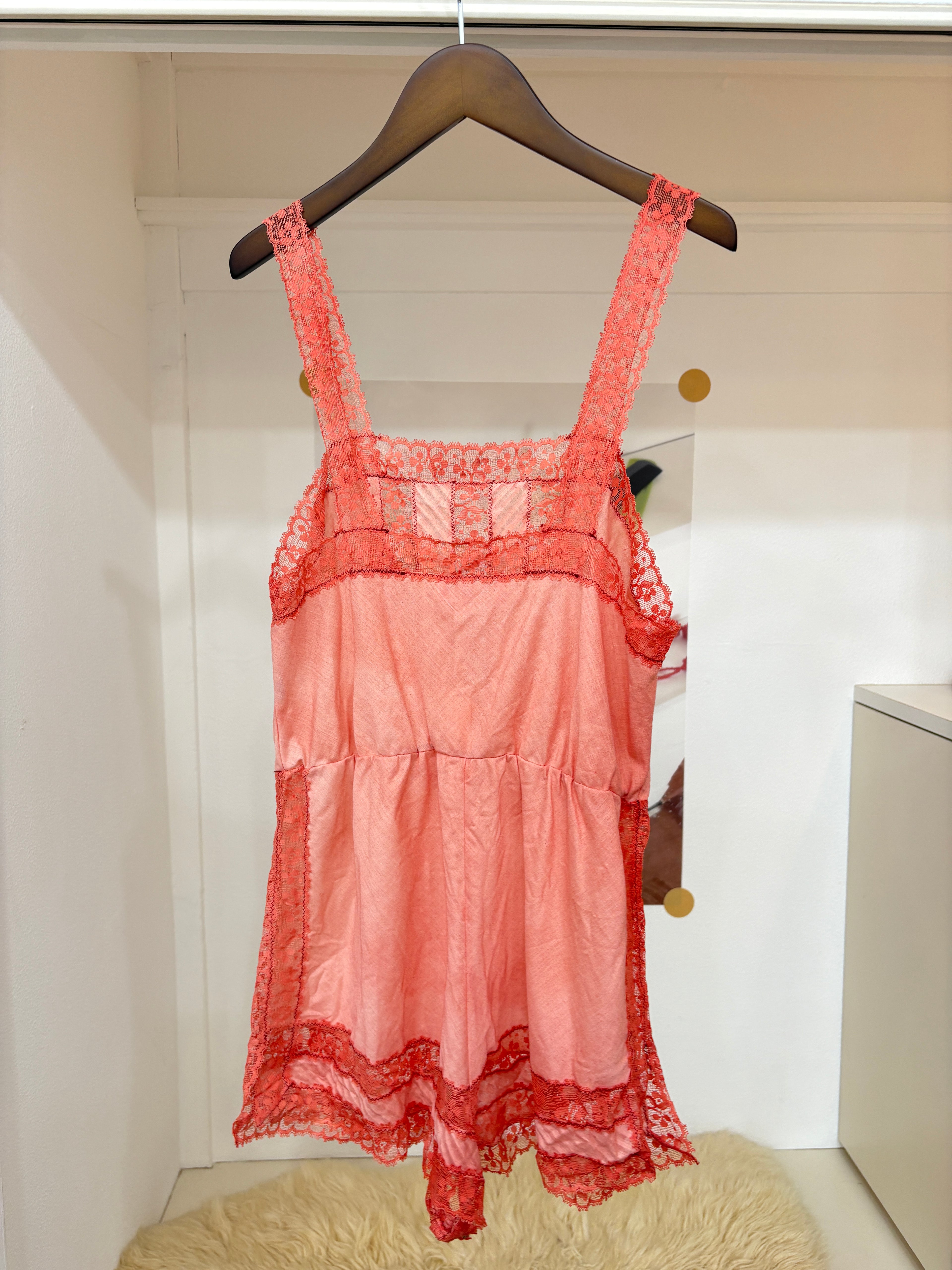 lace cami rompers