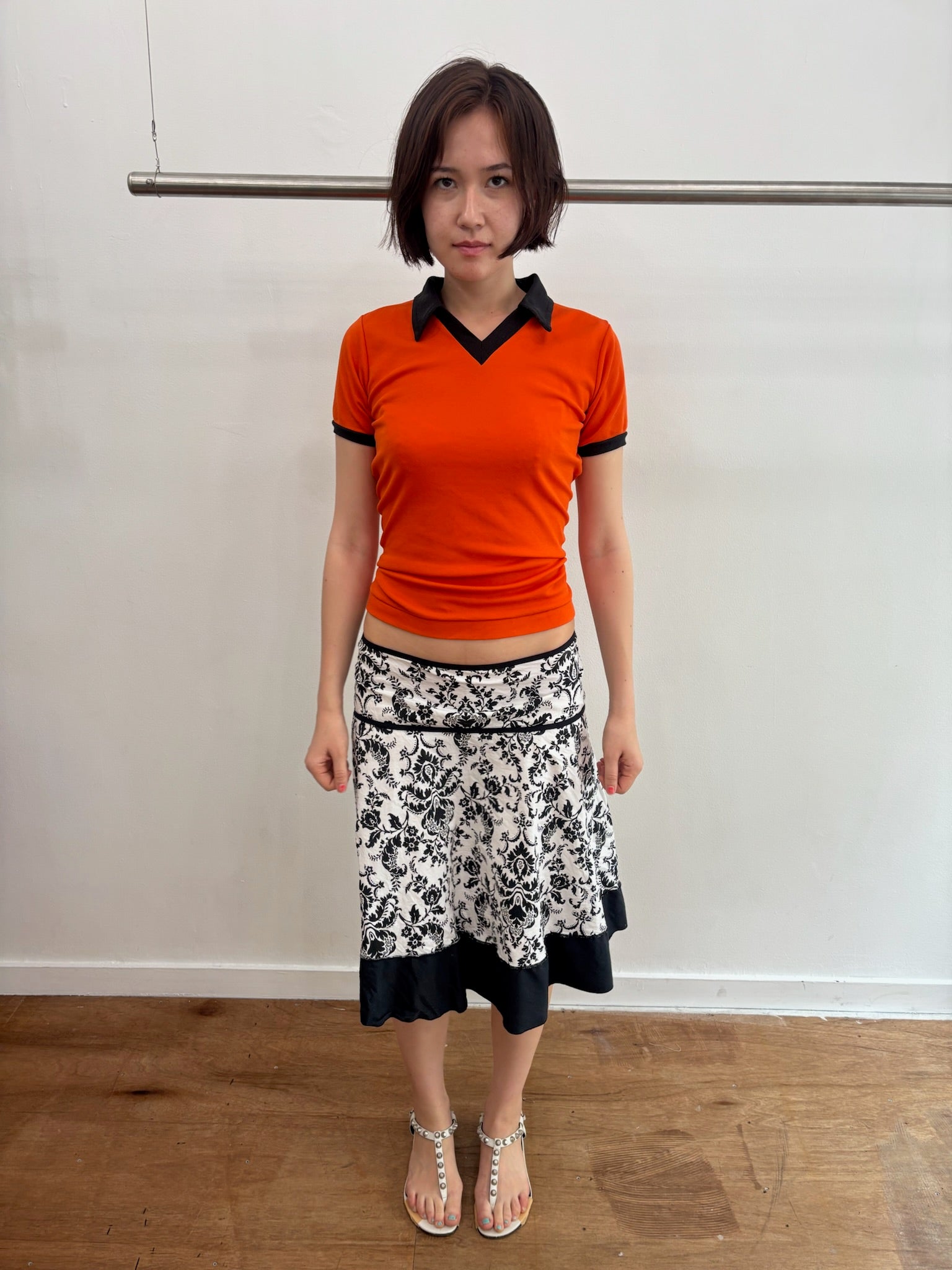 70〜80s Orange Skipper top